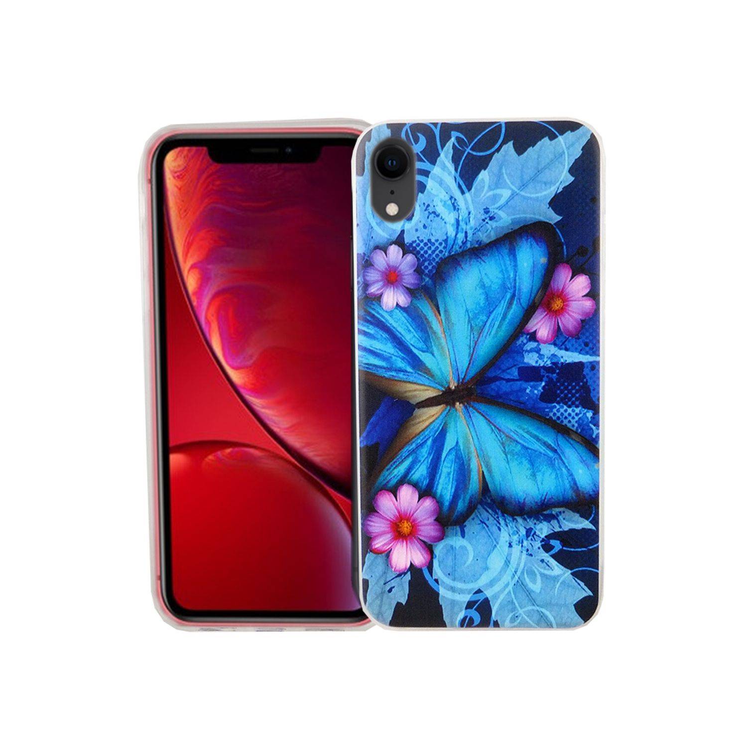 Apple iPhone XR Handyhülle Bumper Backcover Blau