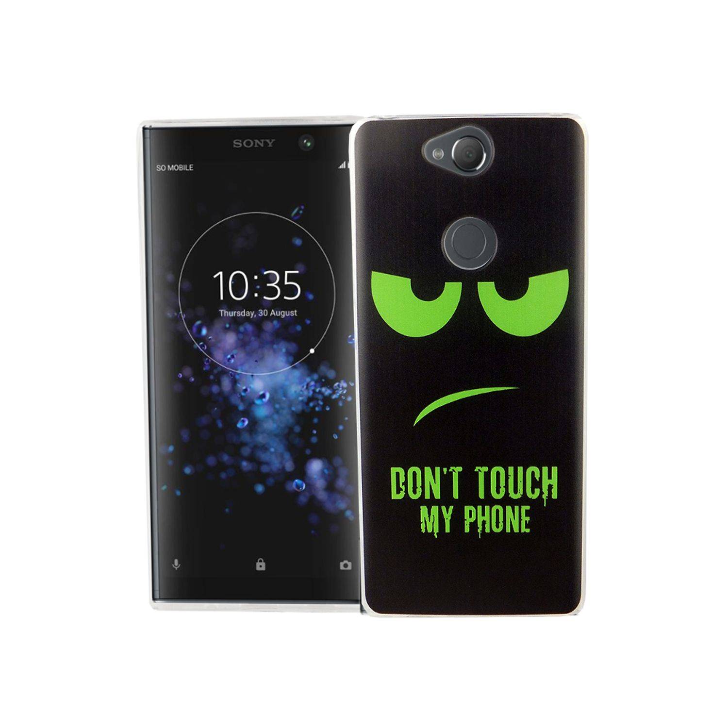 Sony Xperia XA2 Plus Handyhülle Bumper Backcover Schwarz