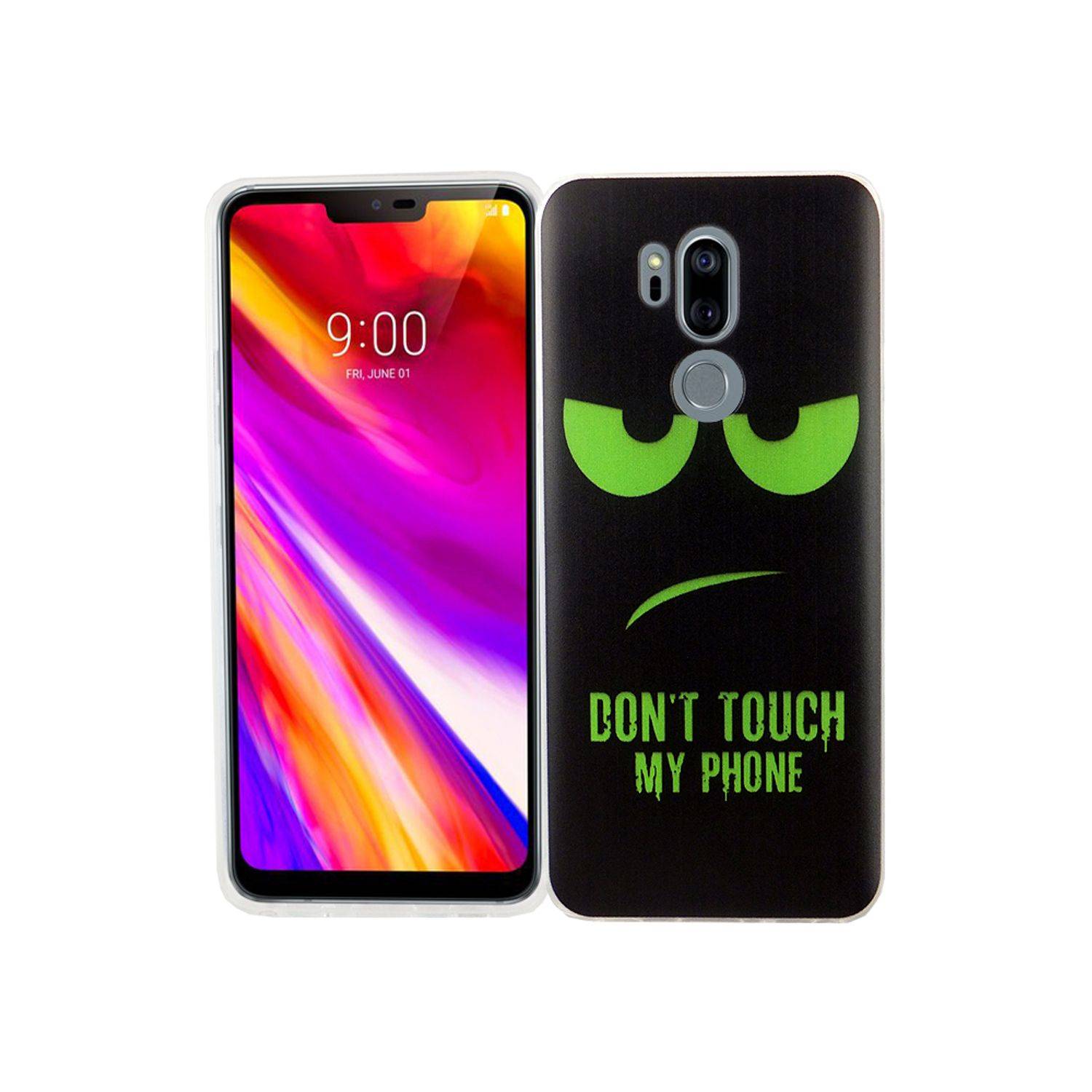 LG G7 Handyhülle Bumper Backcover Schwarz