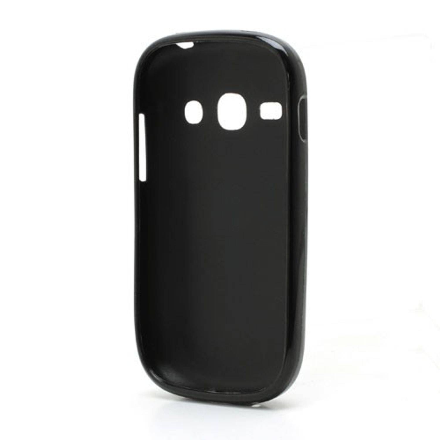 Samsung Galaxy Fame S6810 Handyhülle Backcover Schwarz