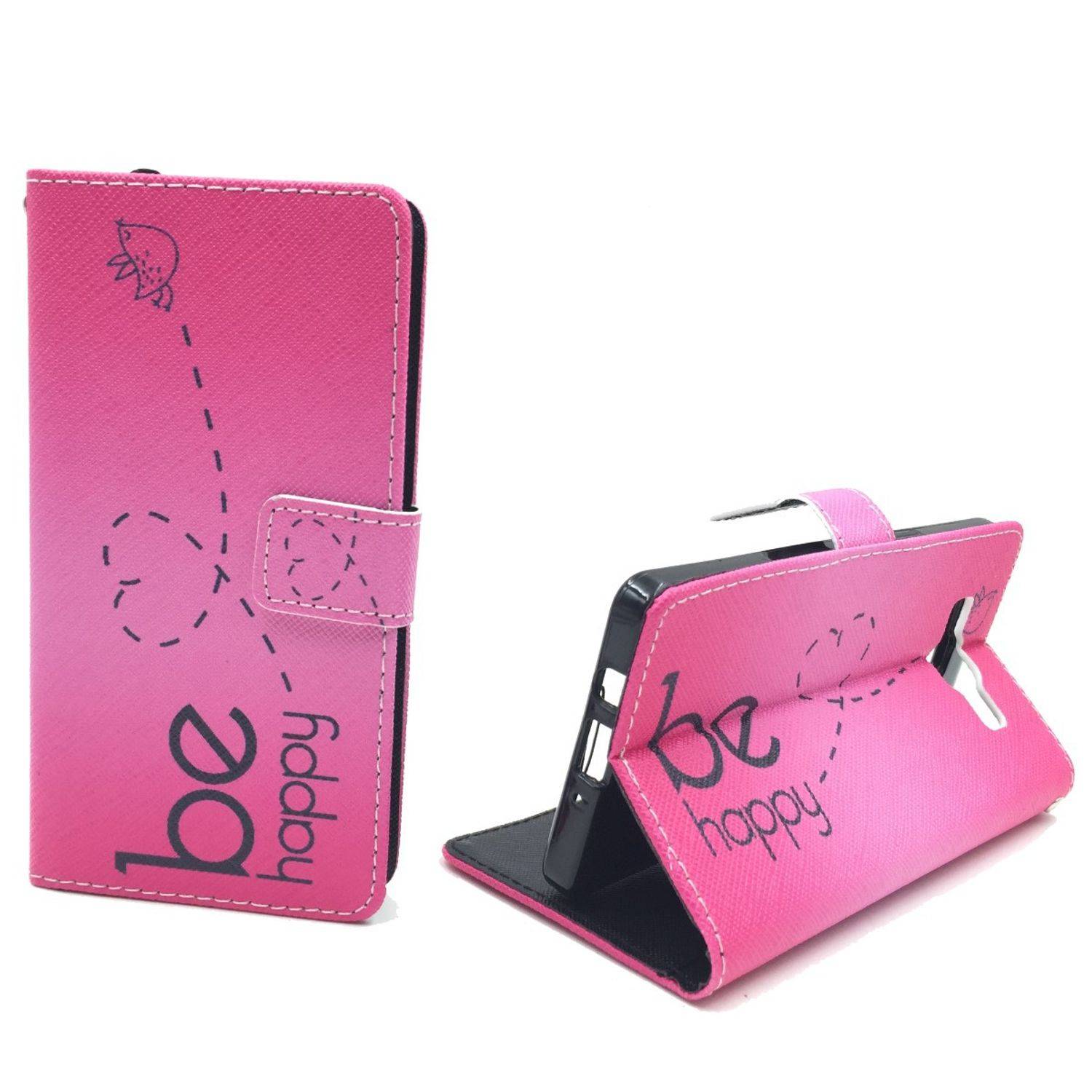 Samsung Galaxy A5 (2015) Handyhülle Bookcover Rosa
