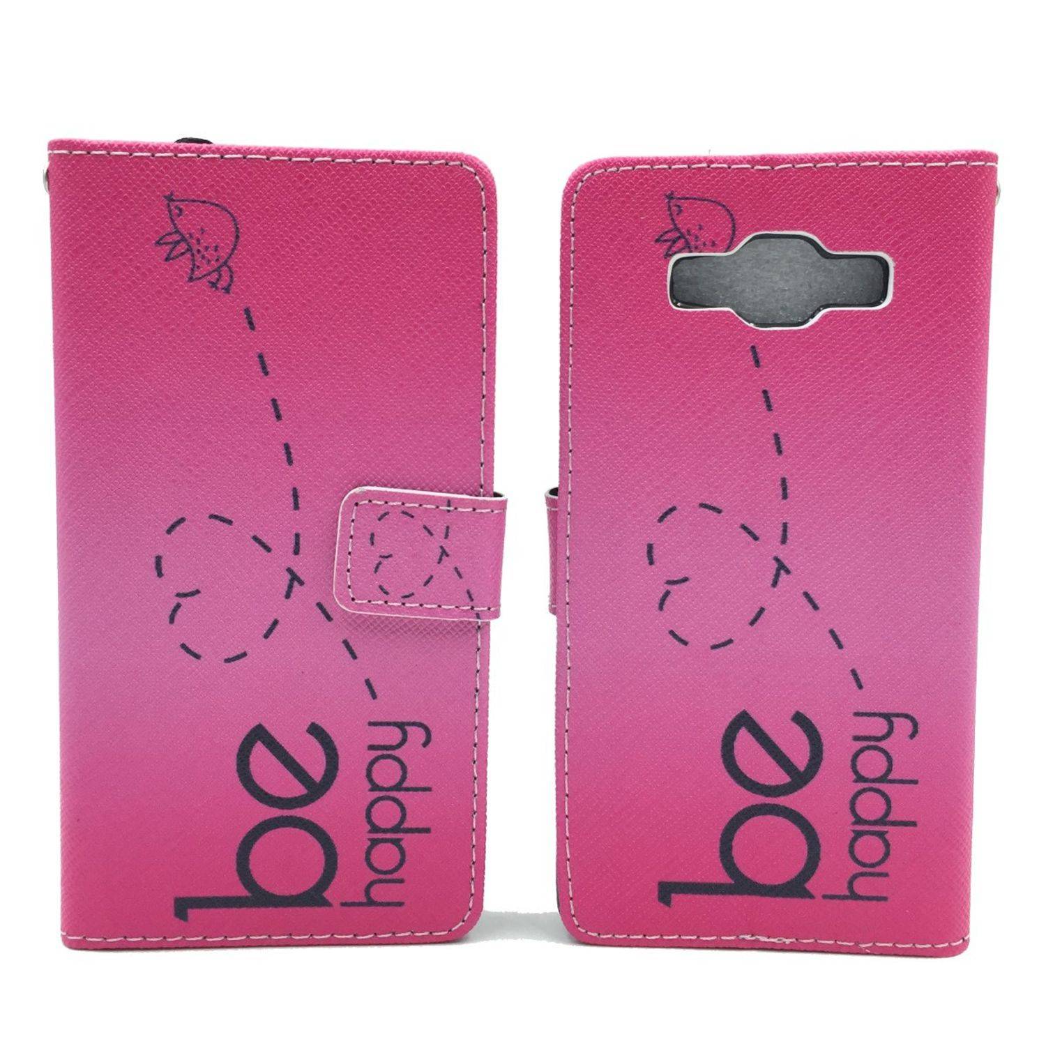 Samsung Galaxy A5 (2015) Handyhülle Bookcover Rosa