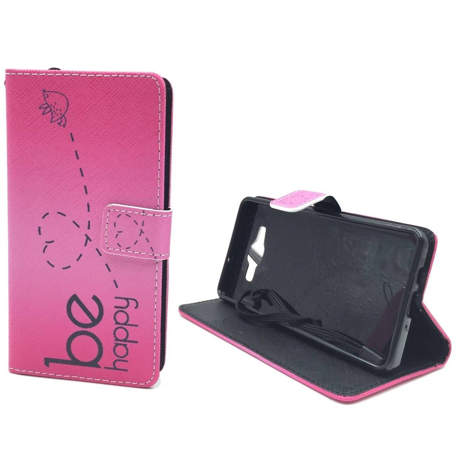 Samsung Galaxy A5 (2015) Handyhülle Bookcover Rosa