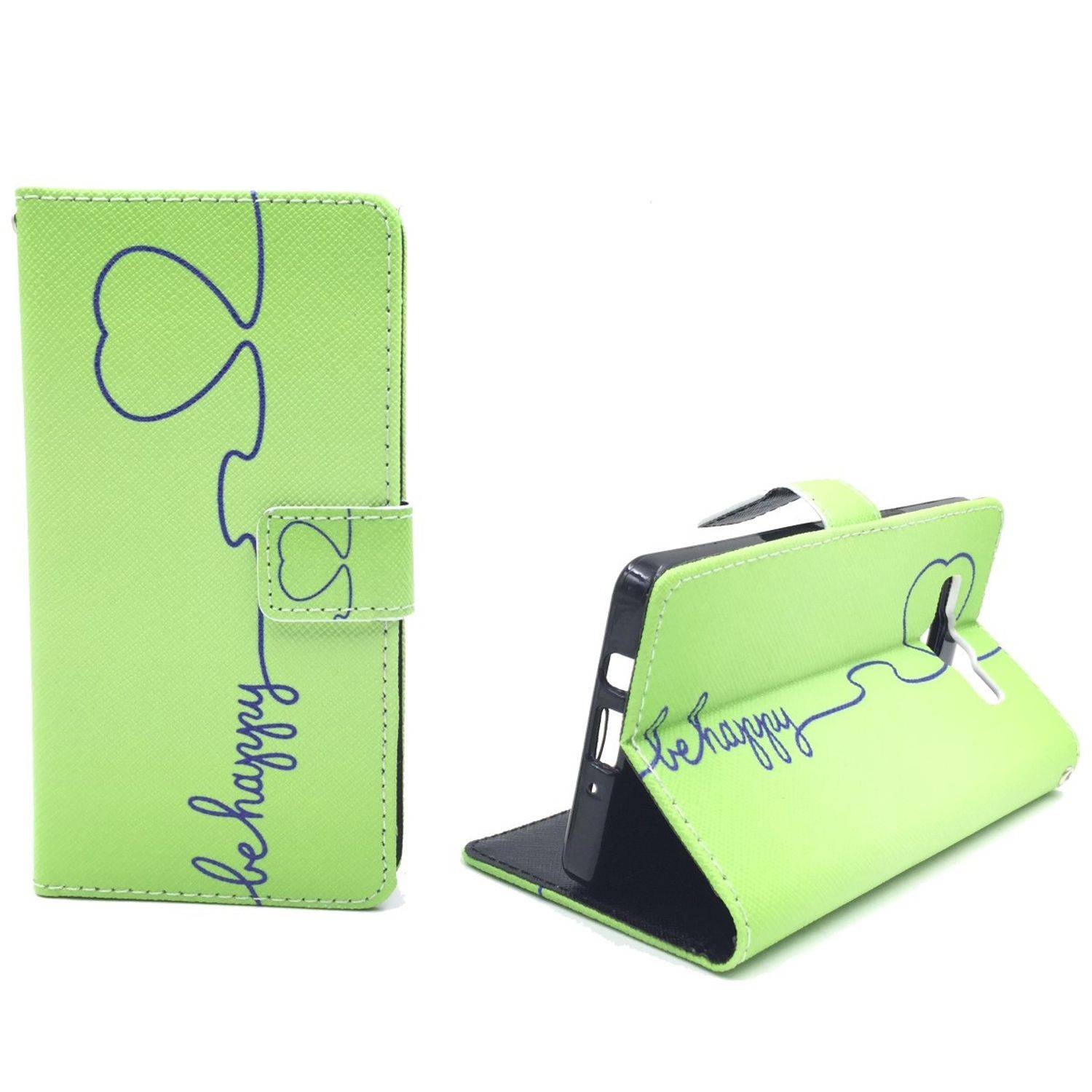 Samsung Galaxy A5 (2015) Handyhülle Bookcover Grün