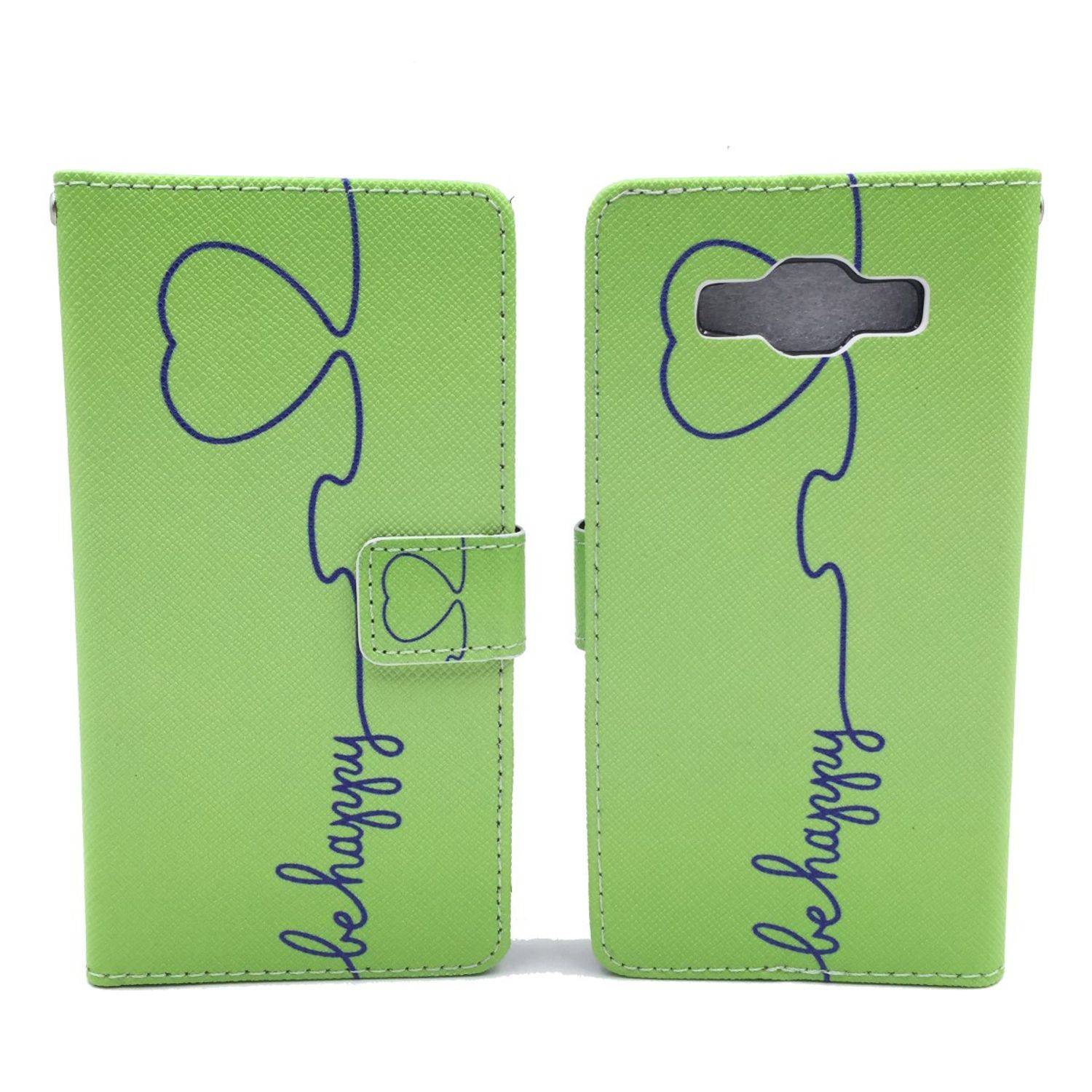 Samsung Galaxy A5 (2015) Handyhülle Bookcover Grün