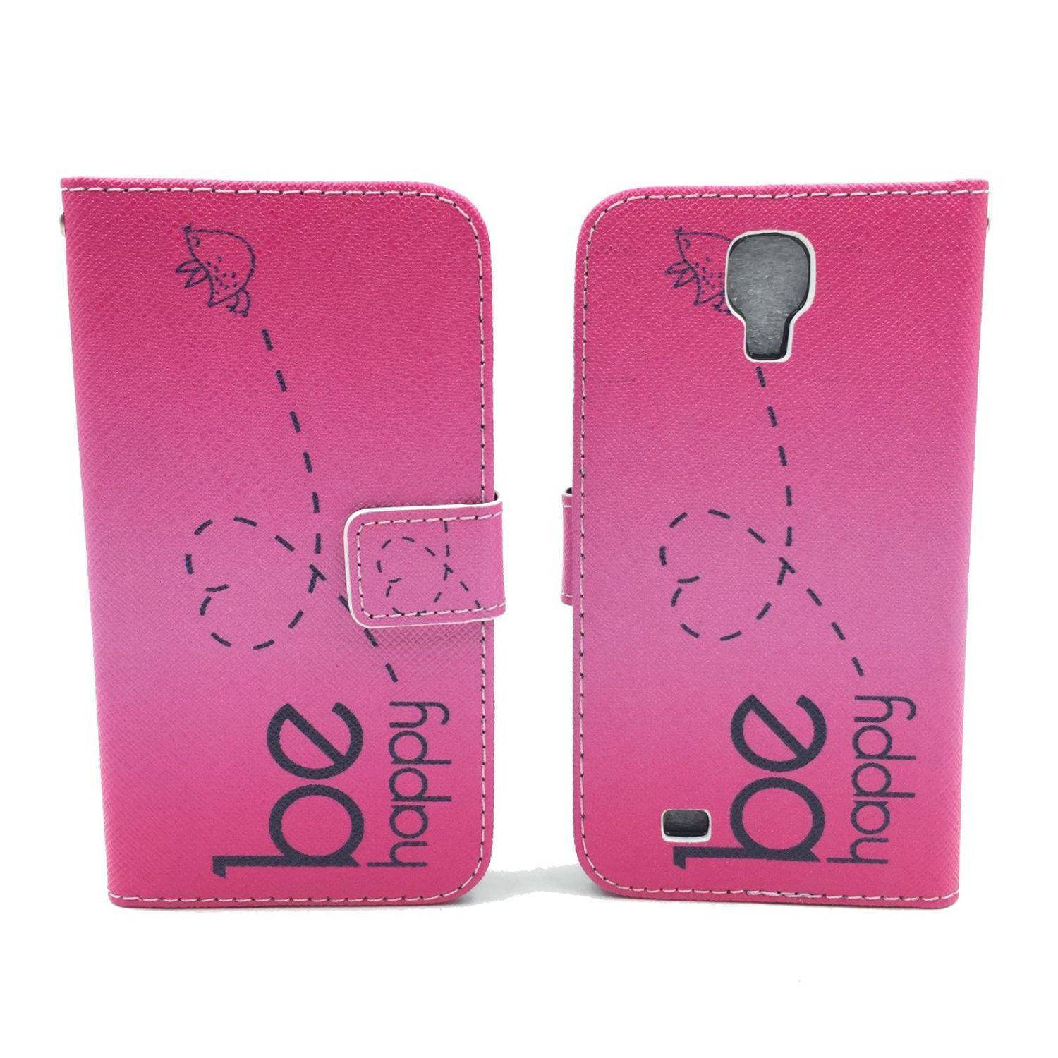 Samsung Galaxy S4 Handyhülle Bookcover Rosa