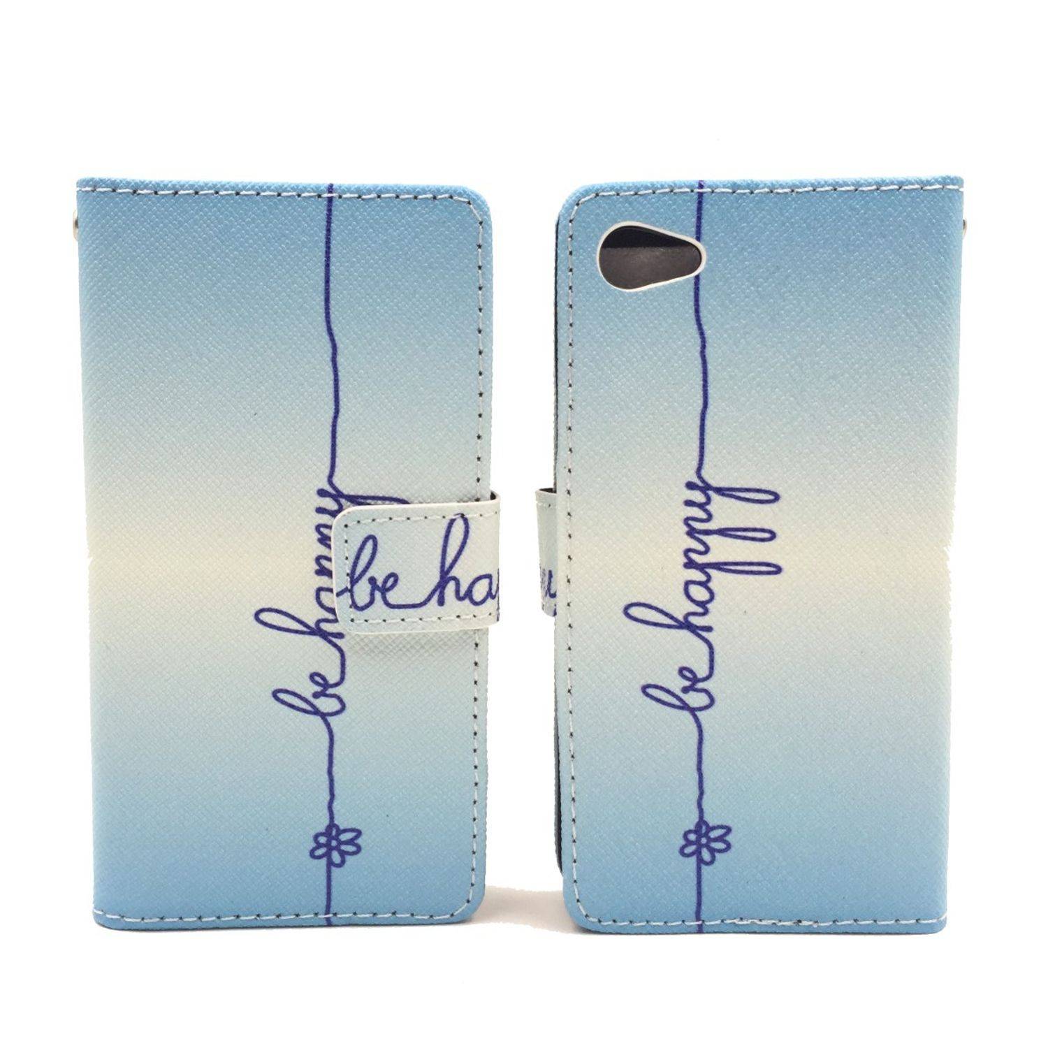 Sony Xperia Z5 Compact Handyhülle Bookcover Blau