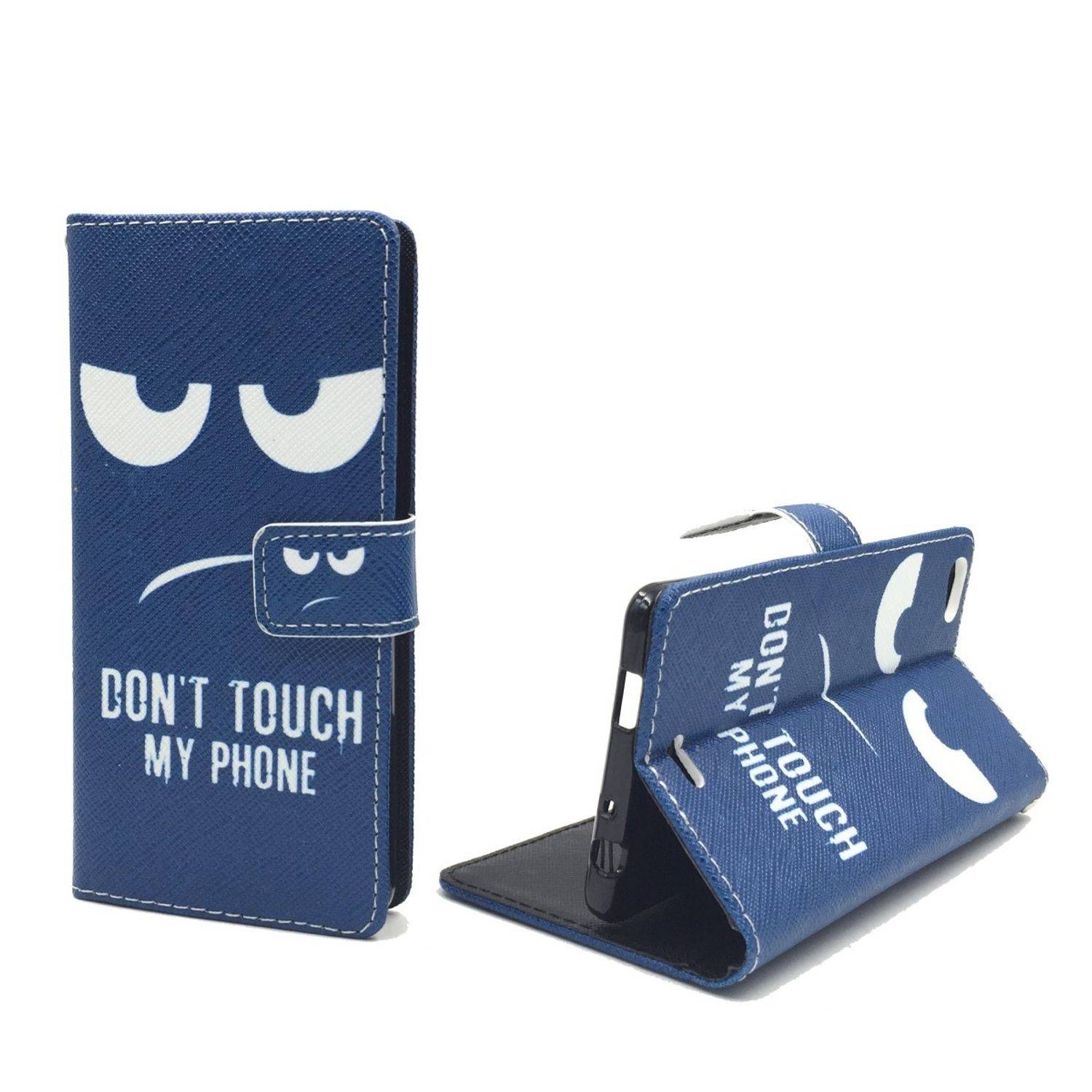 Wiko Highway Star Handyhülle Bookcover Blau