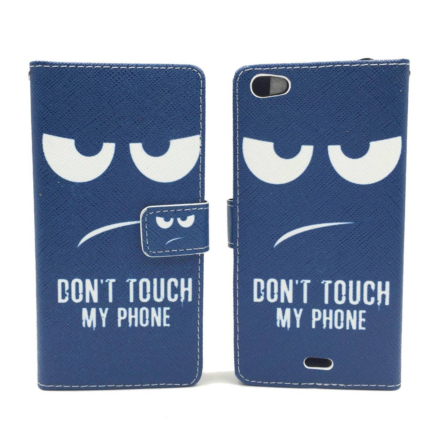 Wiko Highway Star Handyhülle Bookcover Blau