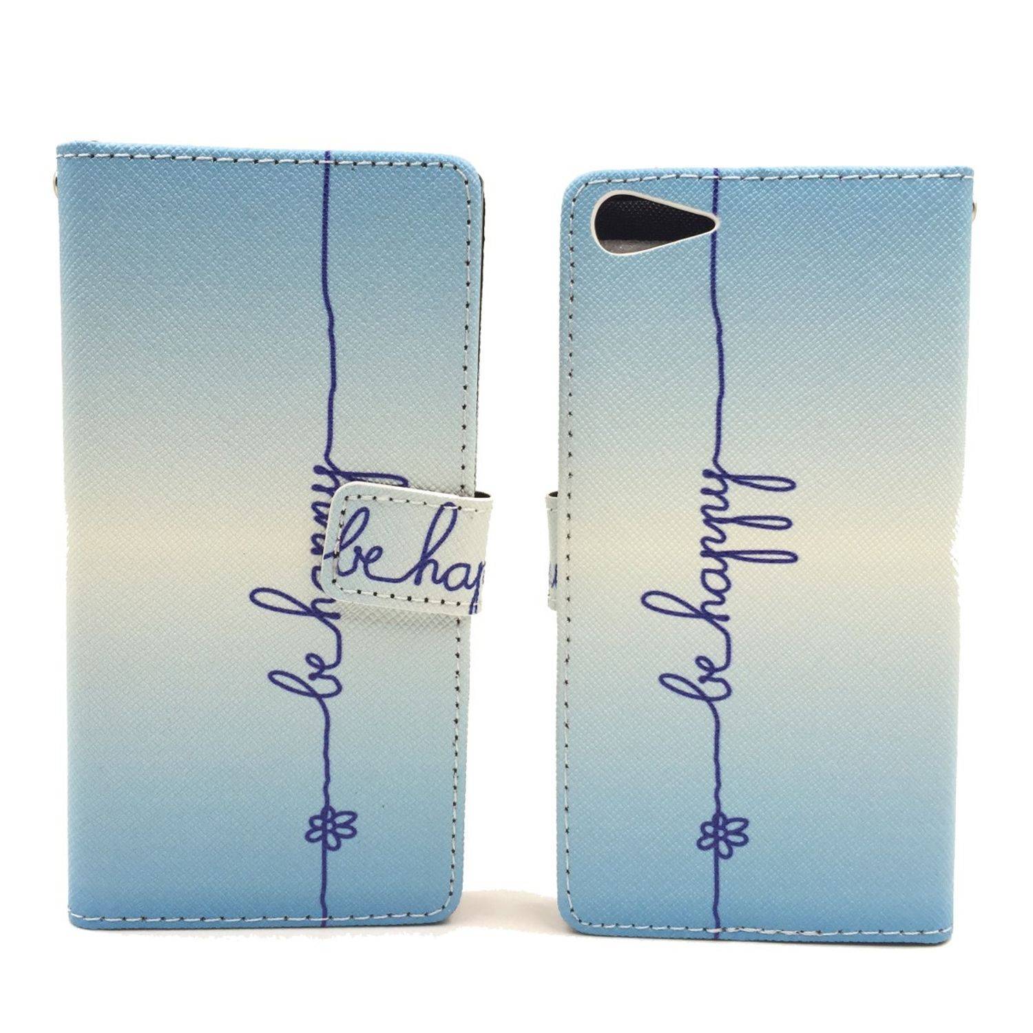 Wiko Highway Star Handyhülle Bookcover Blau