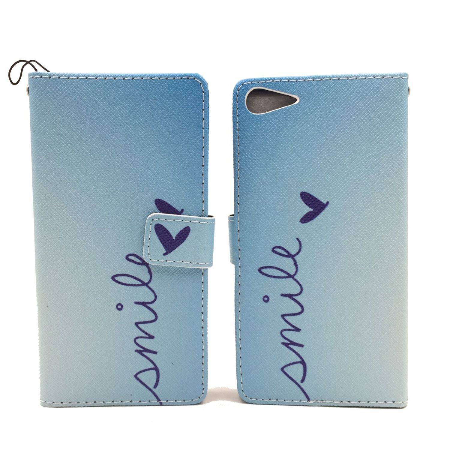 Wiko Highway Star Handyhülle Bookcover Blau