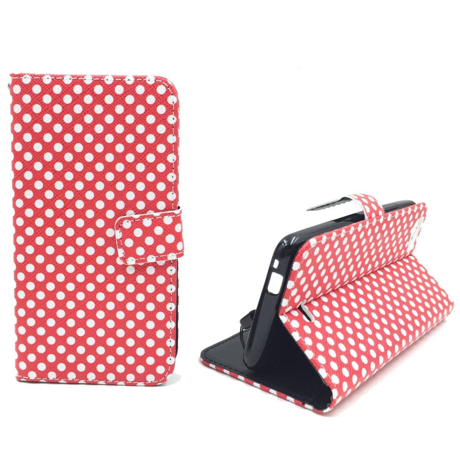 Wiko Rainbow Jam Handyhülle Bookcover Rot