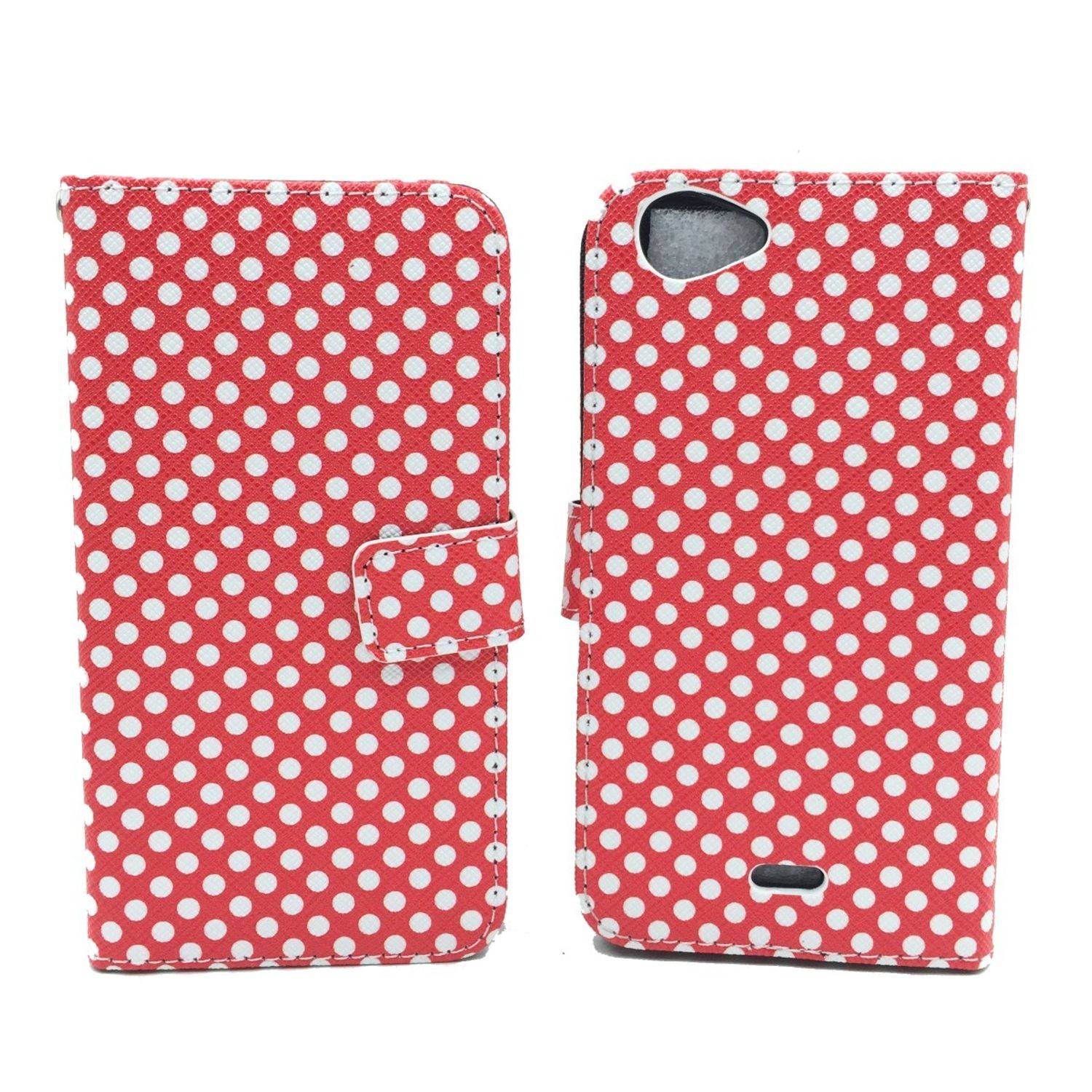 Wiko Rainbow Jam Handyhülle Bookcover Rot