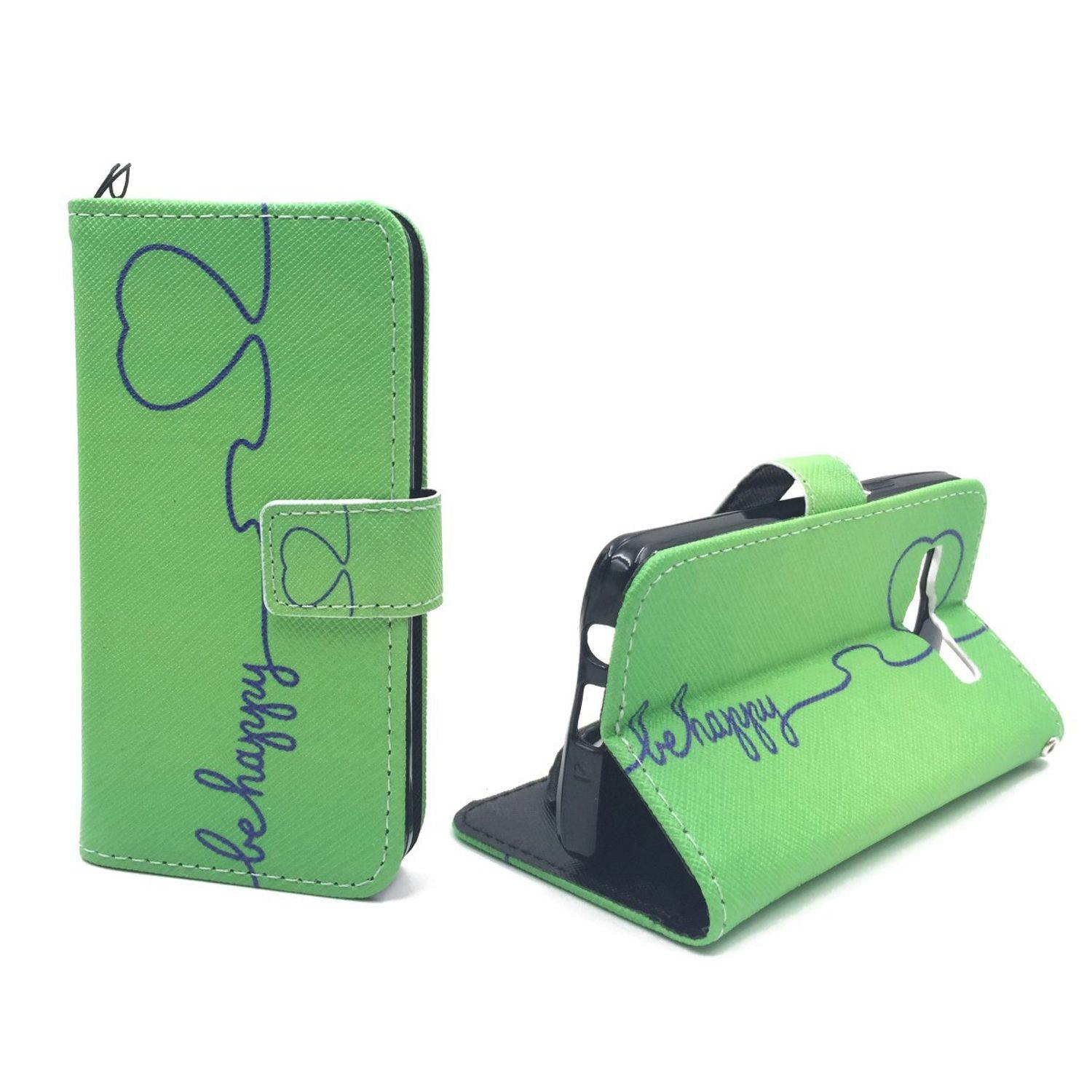 Samsung Galaxy A3 (2015) Handyhülle Bookcover Grün