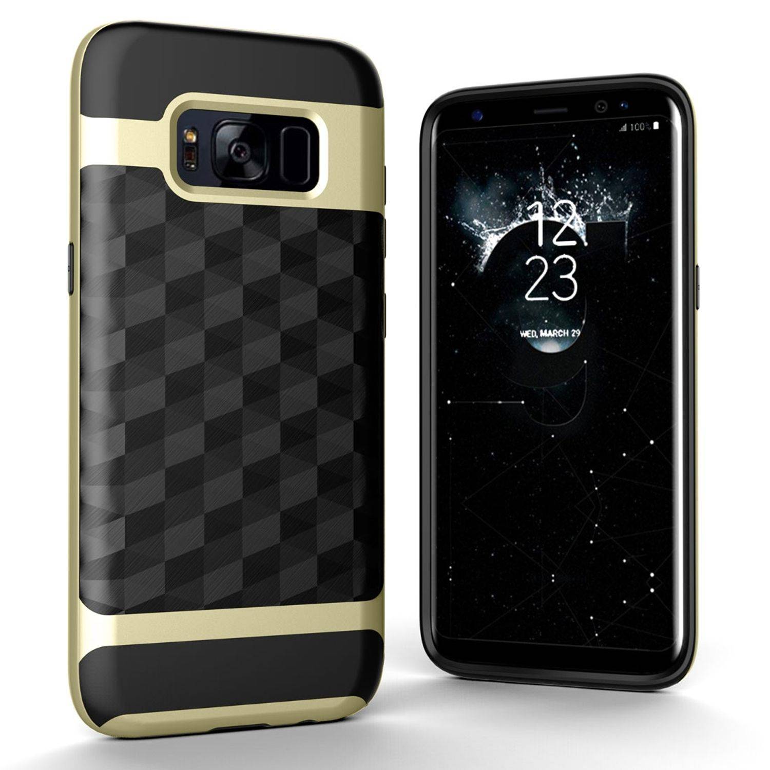 Samsung Galaxy S7 Edge Handyhülle Backcover Gold
