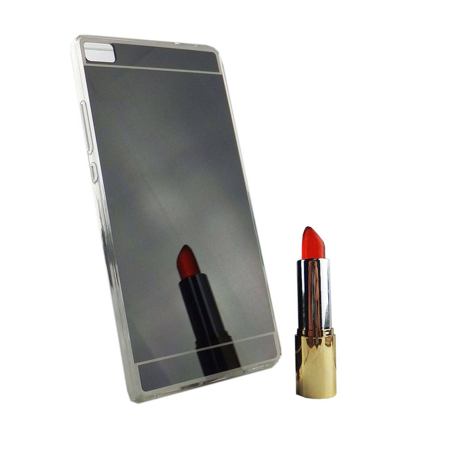 Huawei P8 Handyhülle Backcover Schwarz