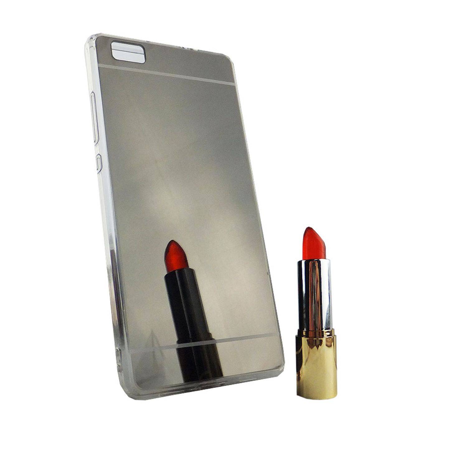 Huawei P8 Lite Handyhülle Backcover Schwarz