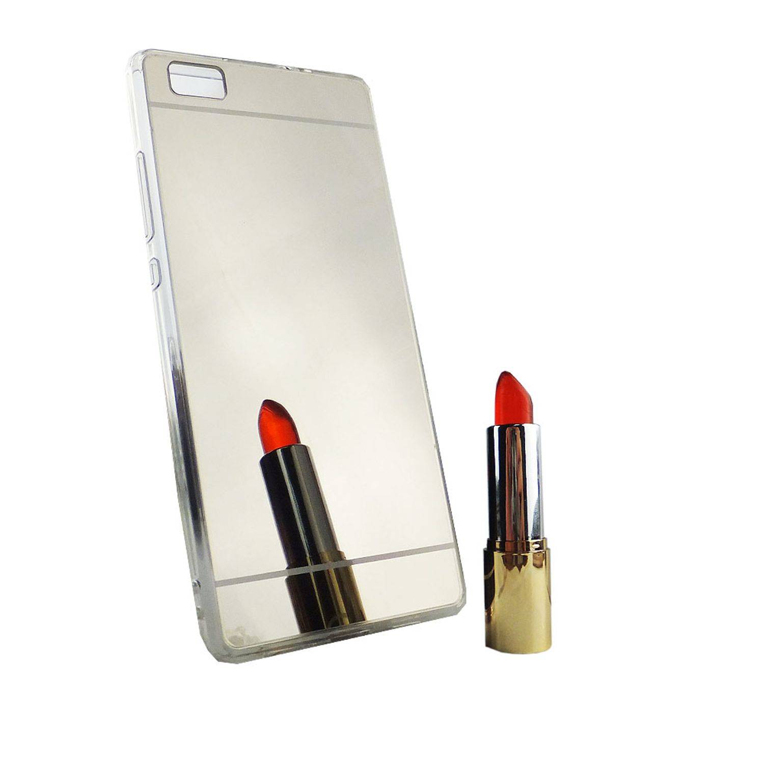 Huawei P8 Lite Handyhülle Backcover Silber