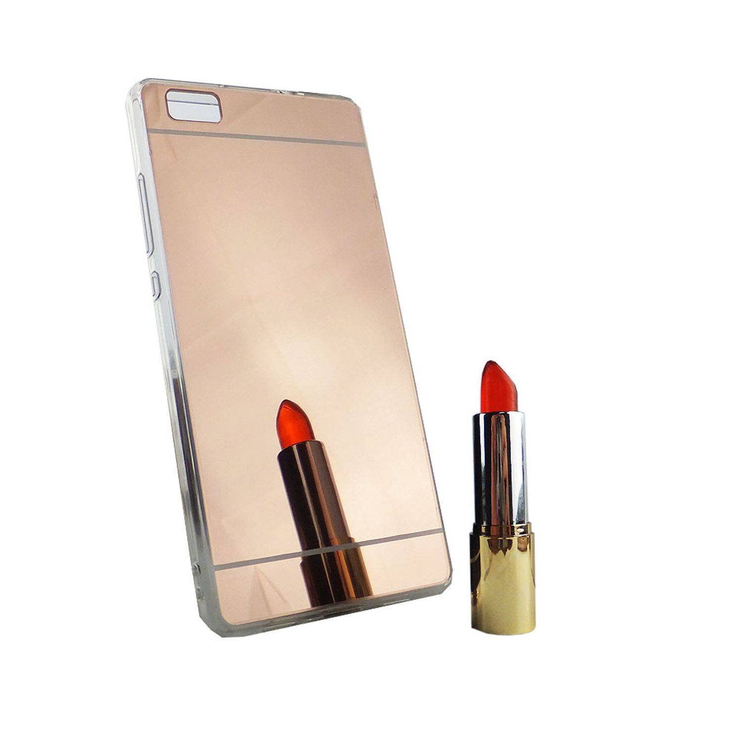 Huawei P8 Lite Handyhülle Backcover Rosa