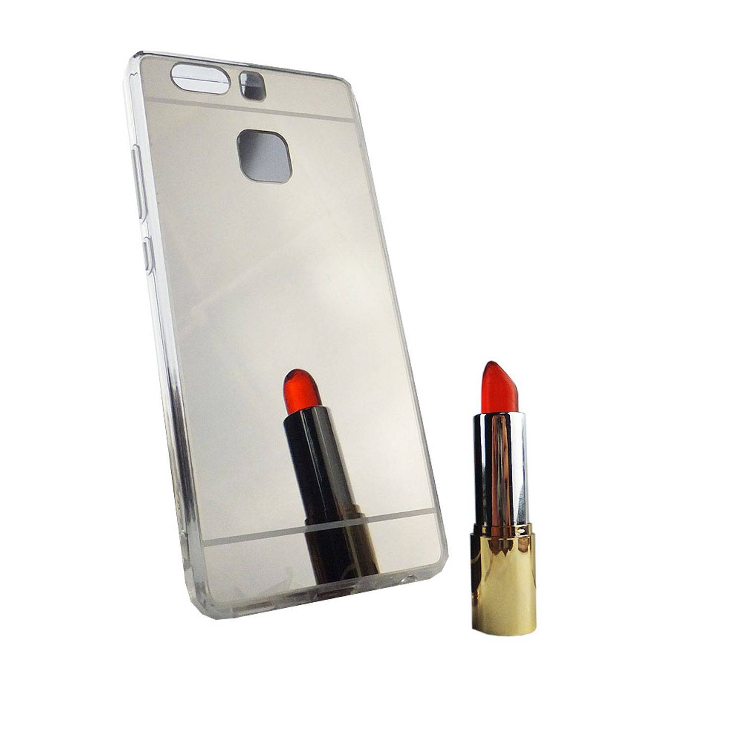 Huawei P9 Handyhülle Backcover Silber