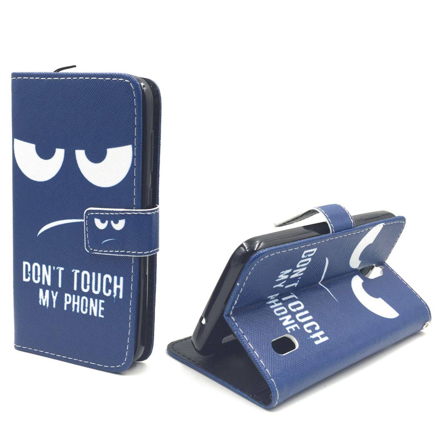 Huawei Y625 Handyhülle Bookcover Blau
