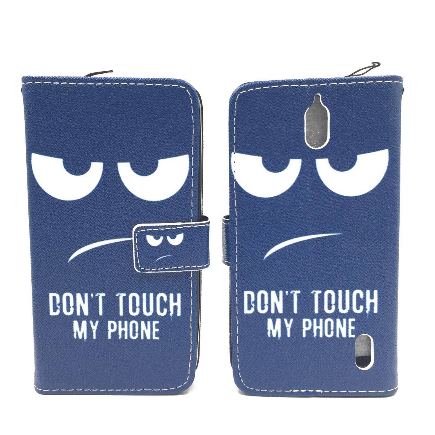 Huawei Y625 Handyhülle Bookcover Blau