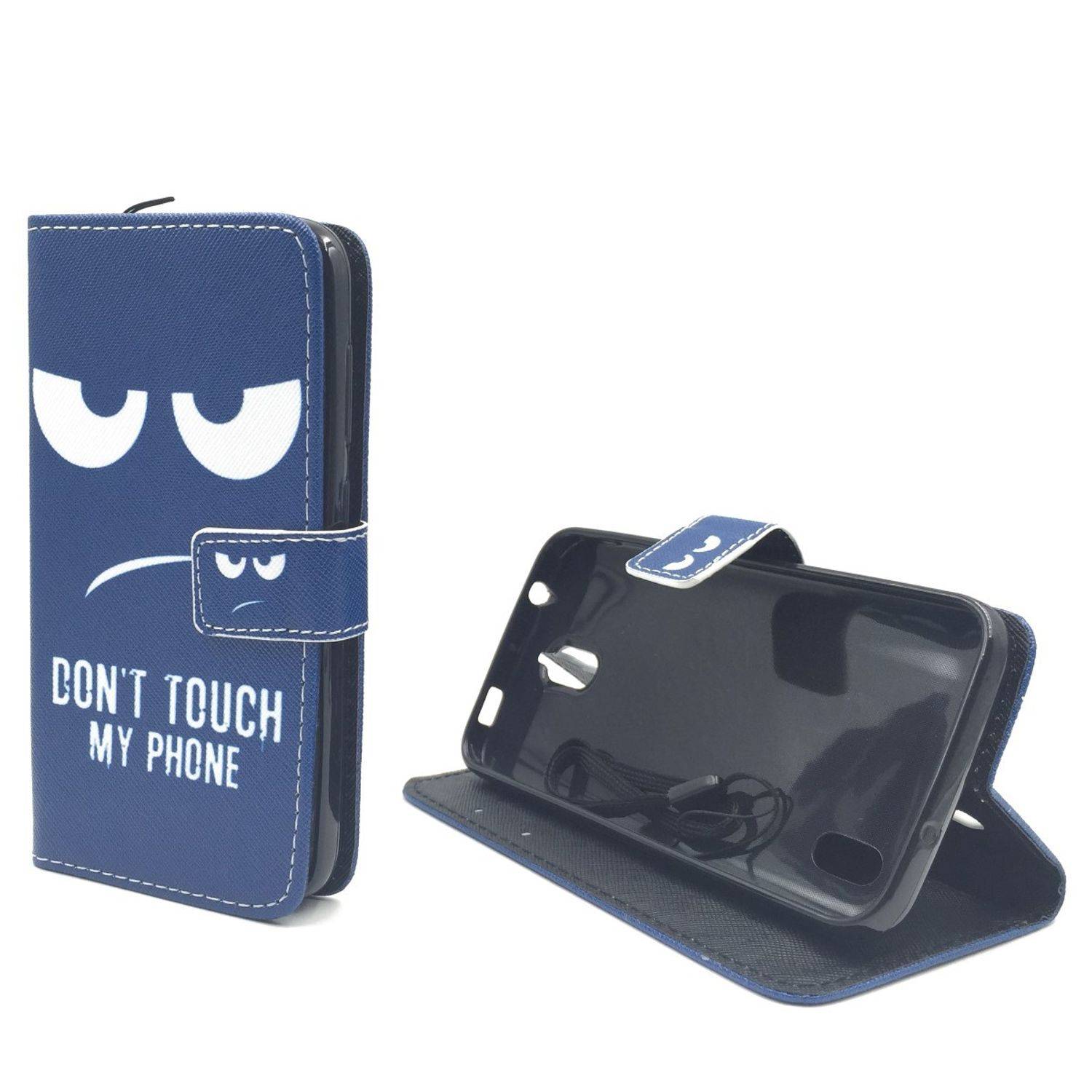 Huawei Y625 Handyhülle Bookcover Blau