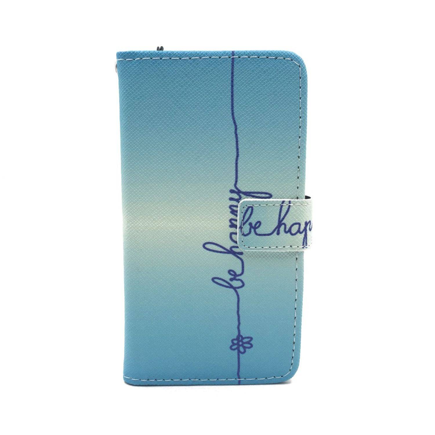 Huawei Y625 Handyhülle Bookcover Blau