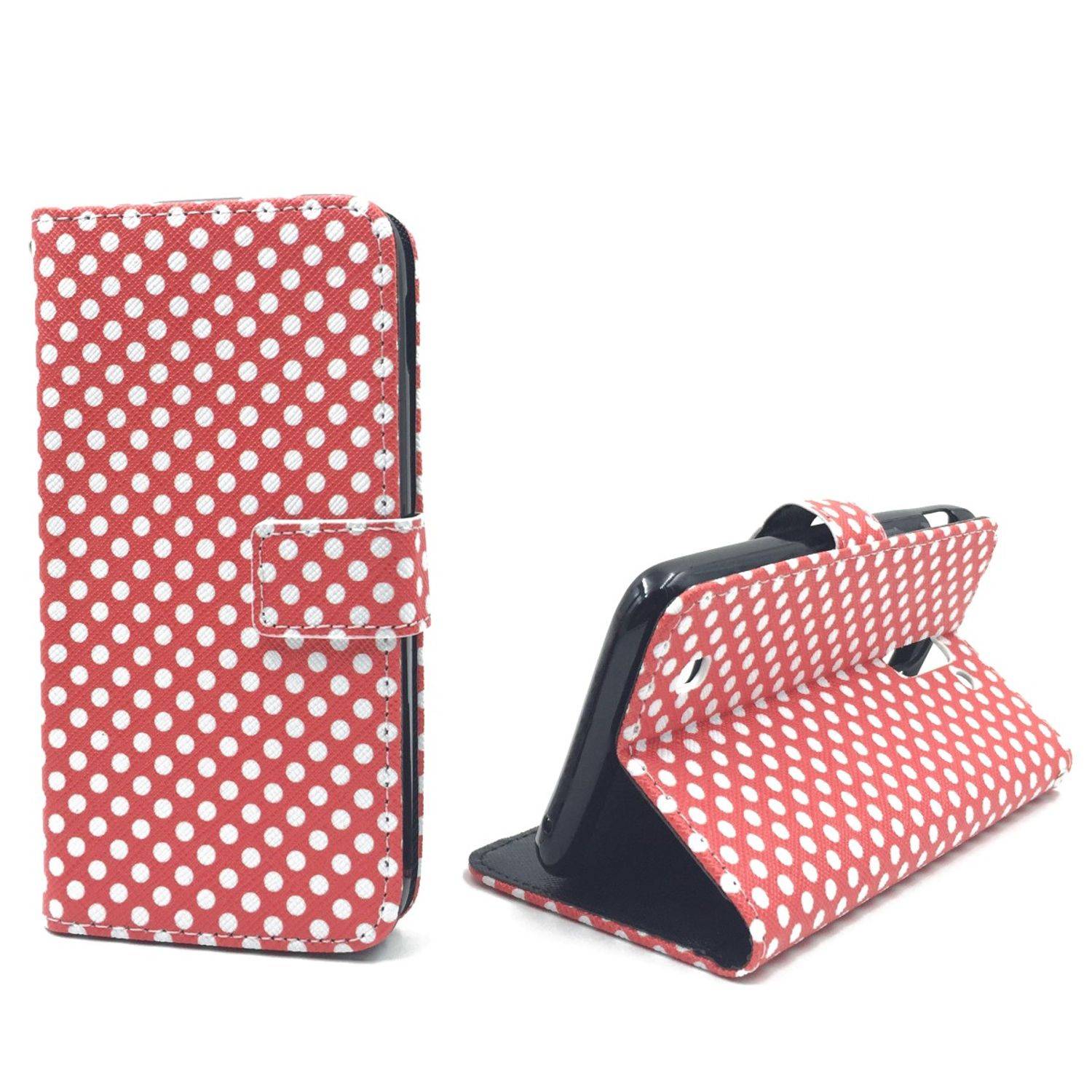 Huawei Y625 Handyhülle Bookcover Rot