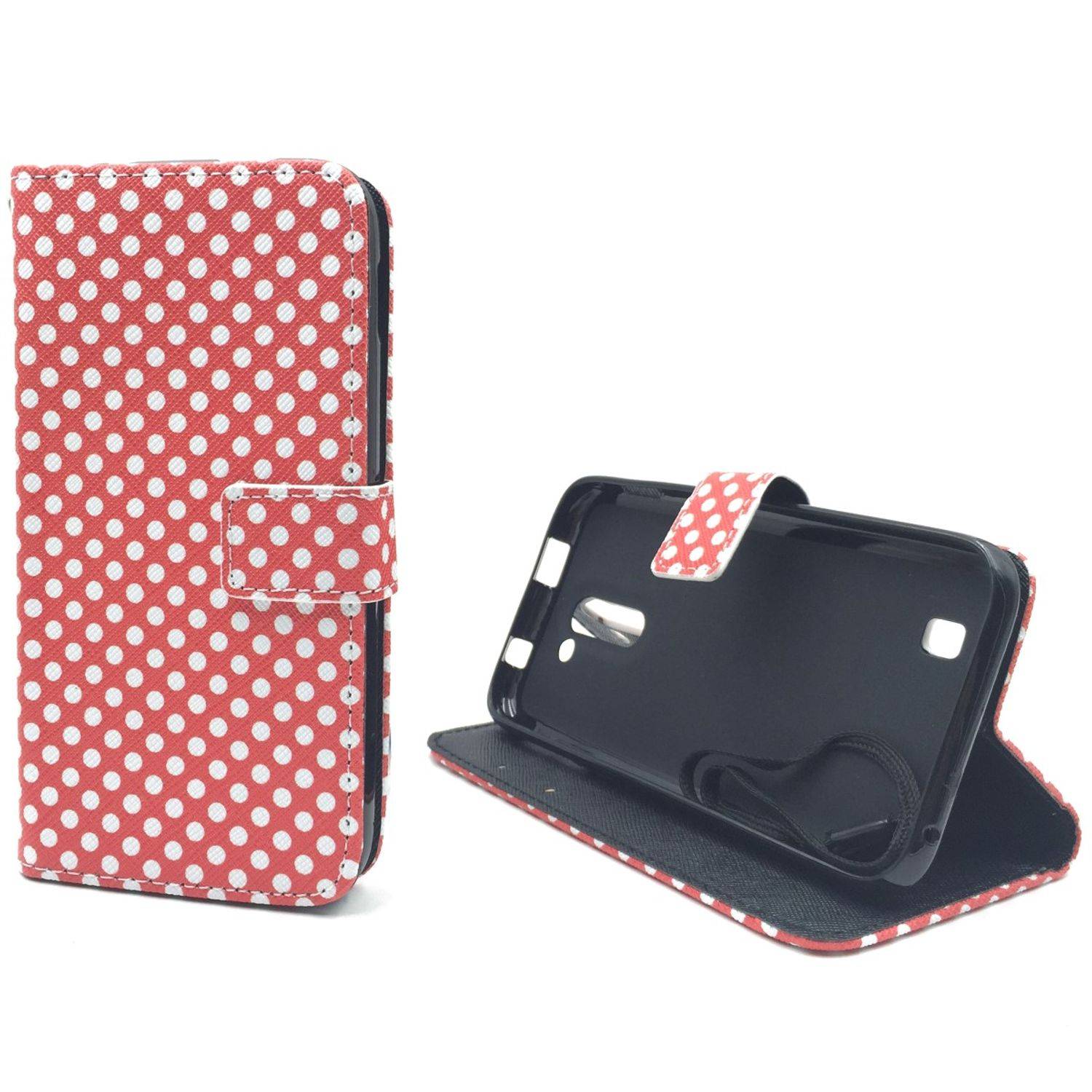 Huawei Y625 Handyhülle Bookcover Rot