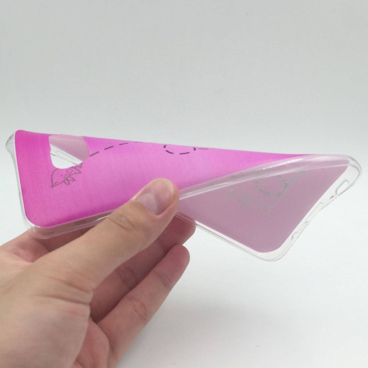 Samsung Galaxy S7 Edge Handyhülle Backcover Rosa