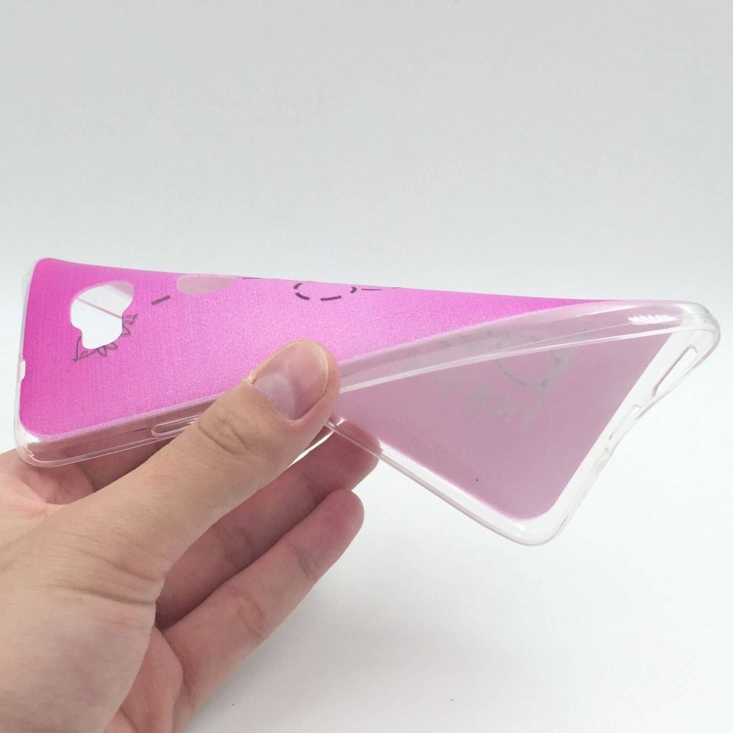 Huawei Honor 5X Handyhülle Backcover Rosa