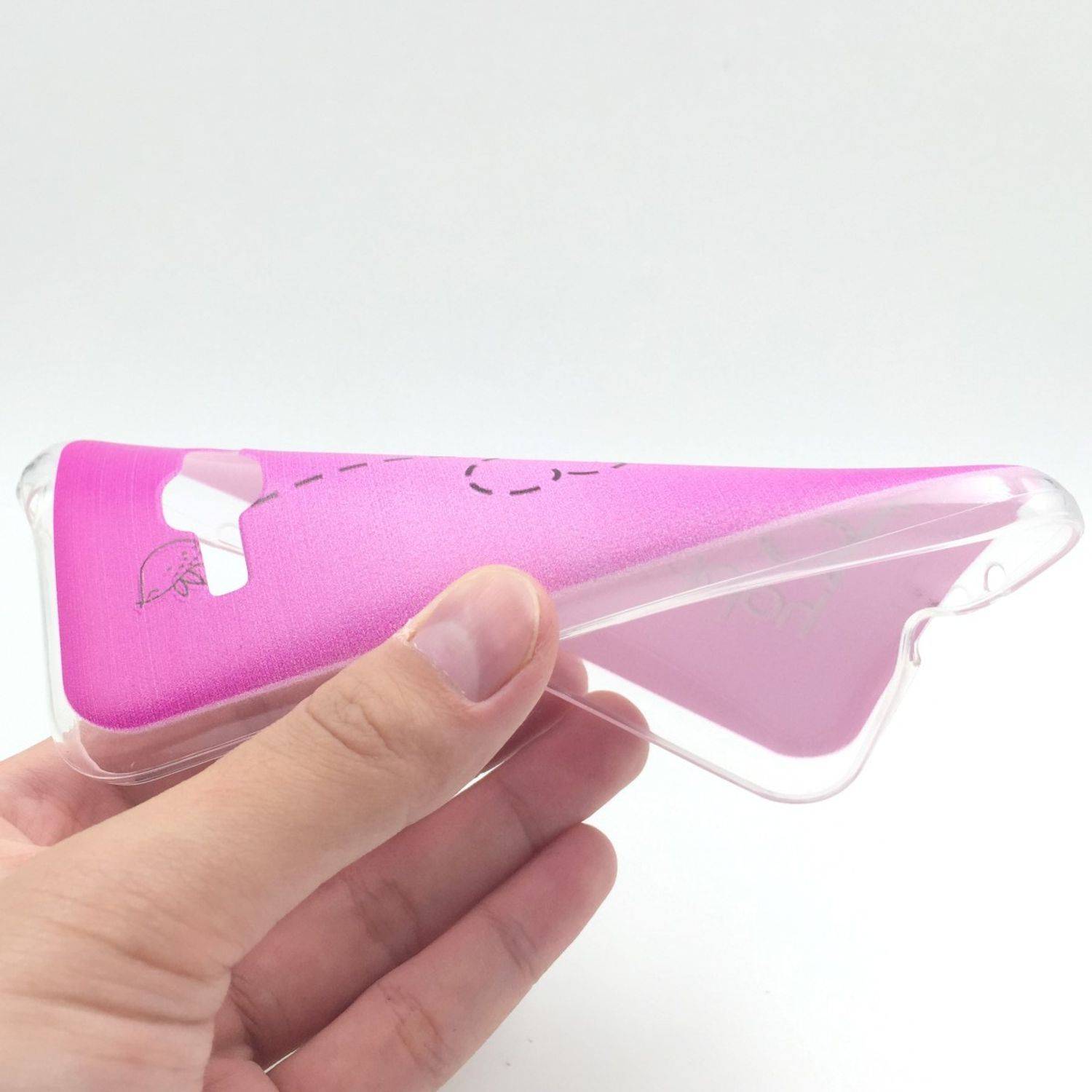 Samsung Galaxy J1 (2016) Handyhülle Backcover Rosa