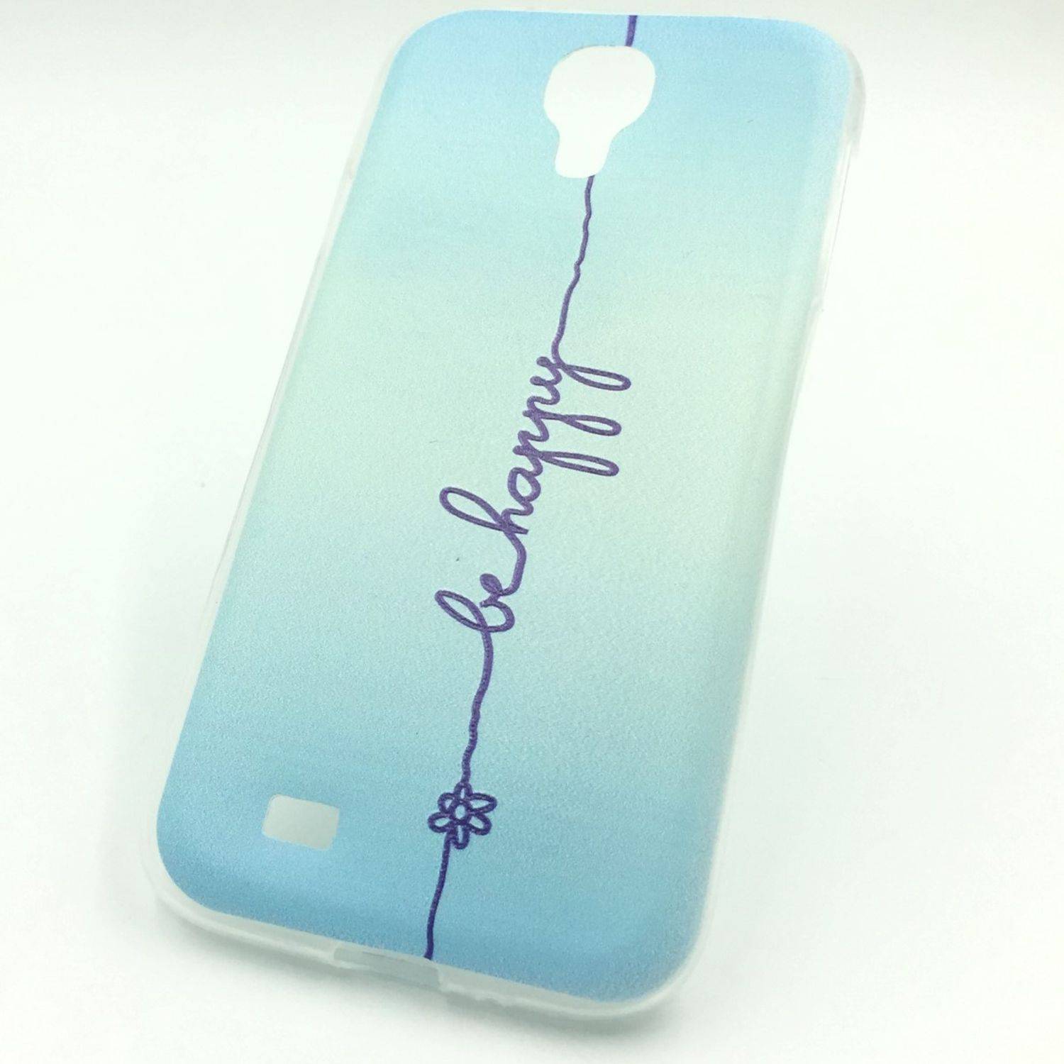 Samsung Galaxy S4 Handyhülle Backcover Blau