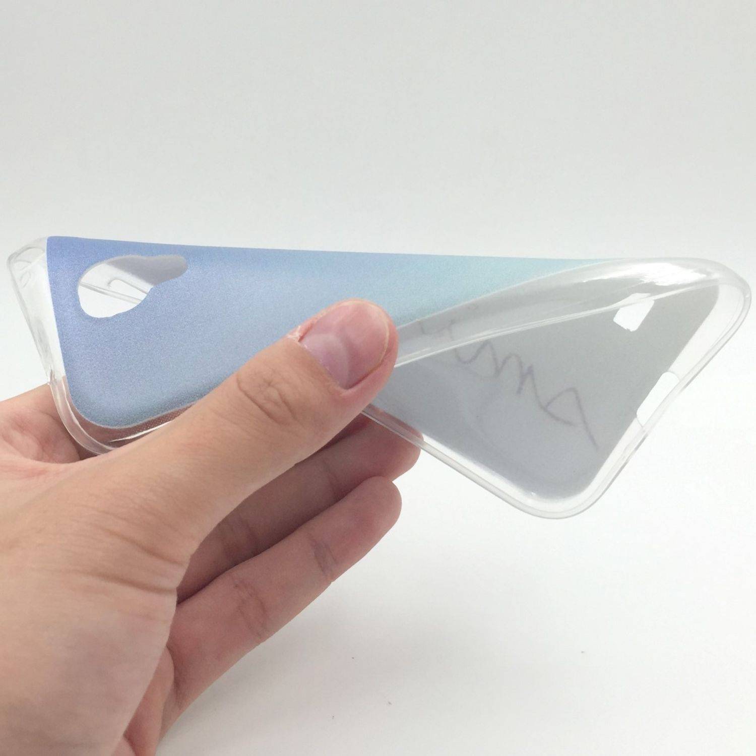 Samsung Galaxy S4 Handyhülle Backcover Blau