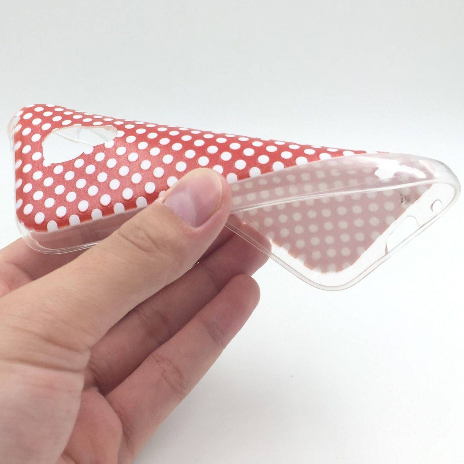 Samsung Galaxy S4 Mini Handyhülle Backcover Rot