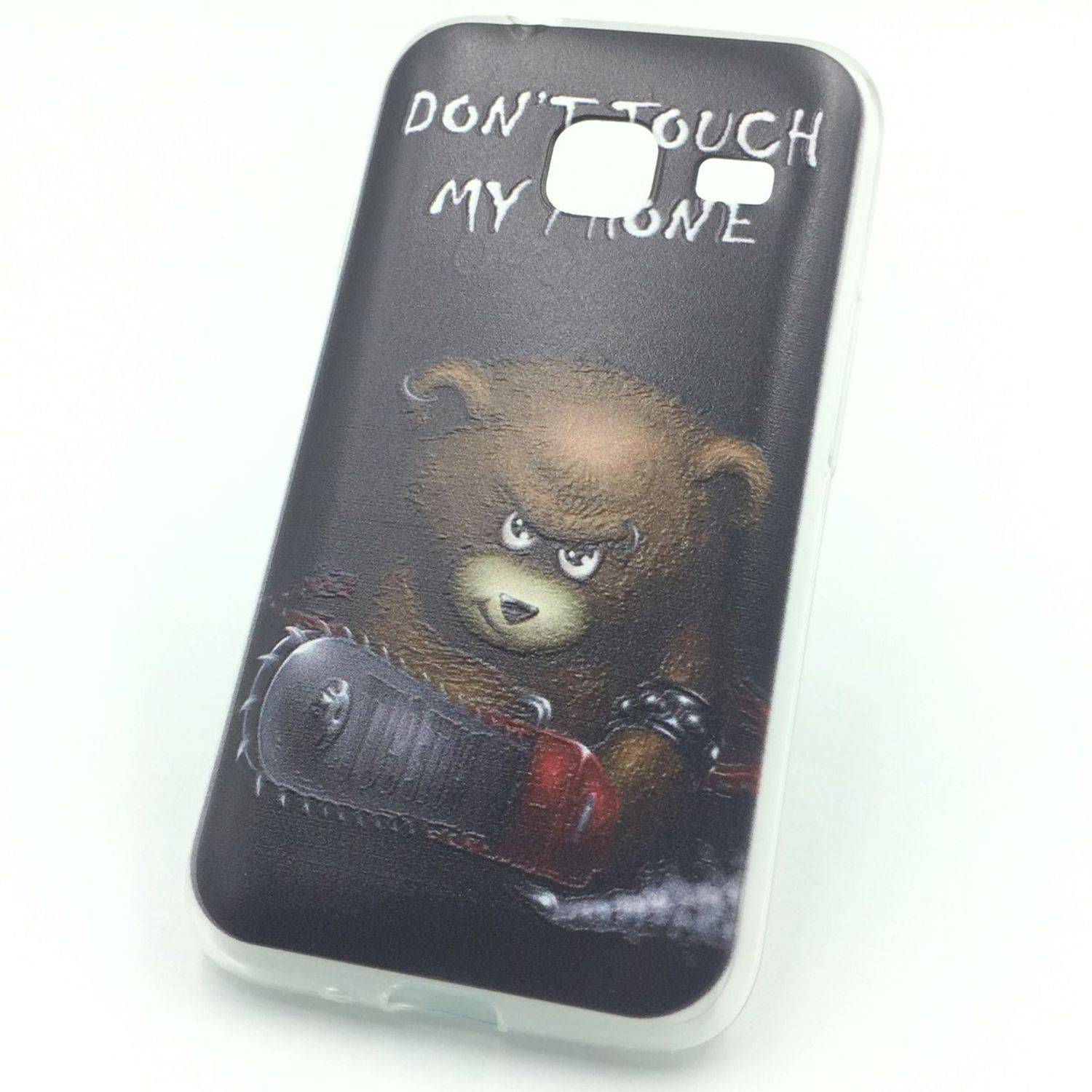 Samsung Galaxy J1 Mini Handyhülle Backcover Schwarz