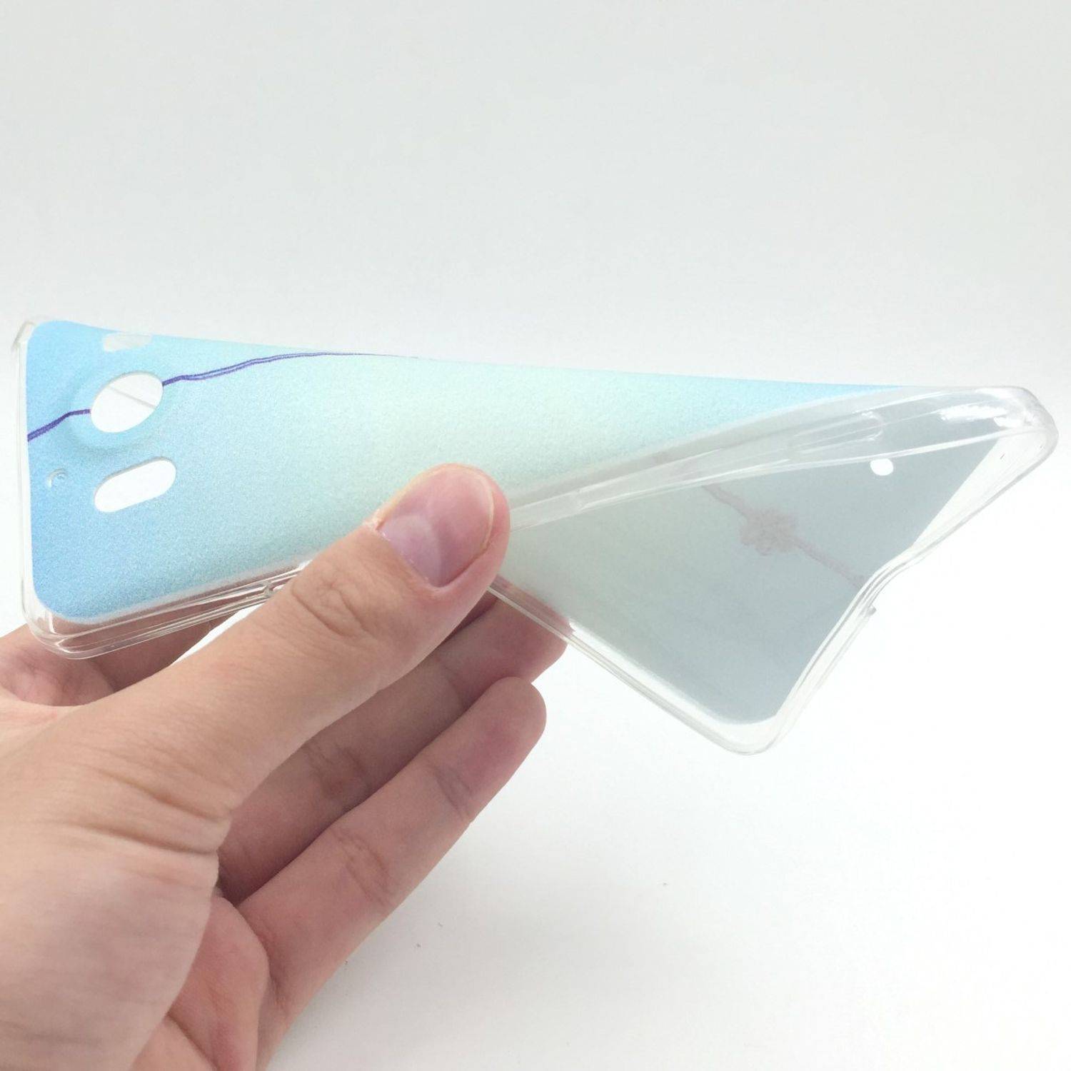 Microsoft Lumia 950 Handyhülle Backcover Blau