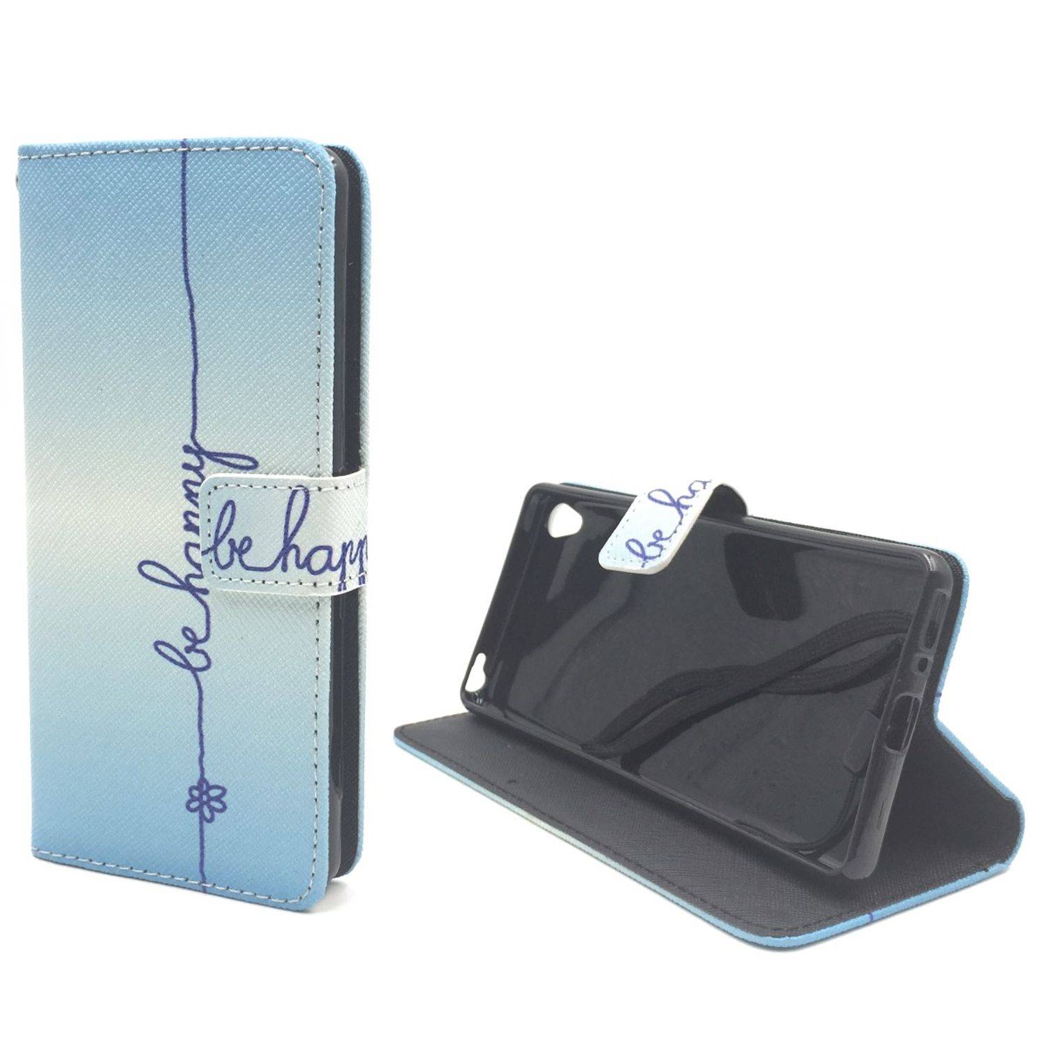 Sony Xperia XA Handyhülle Bookcover Blau