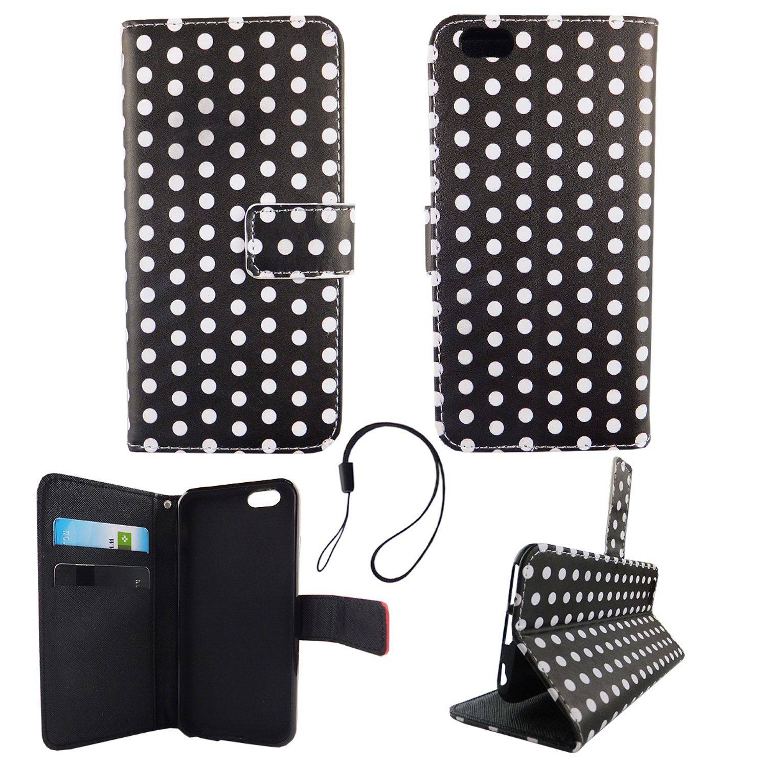 Apple iPhone 6 / 6s Handyhülle Backcover Schwarz