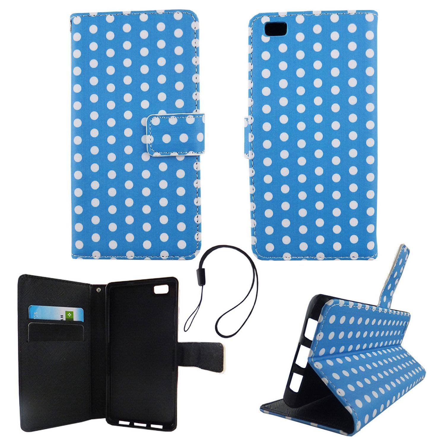 Huawei P8 Lite Handyhülle Backcover Blau