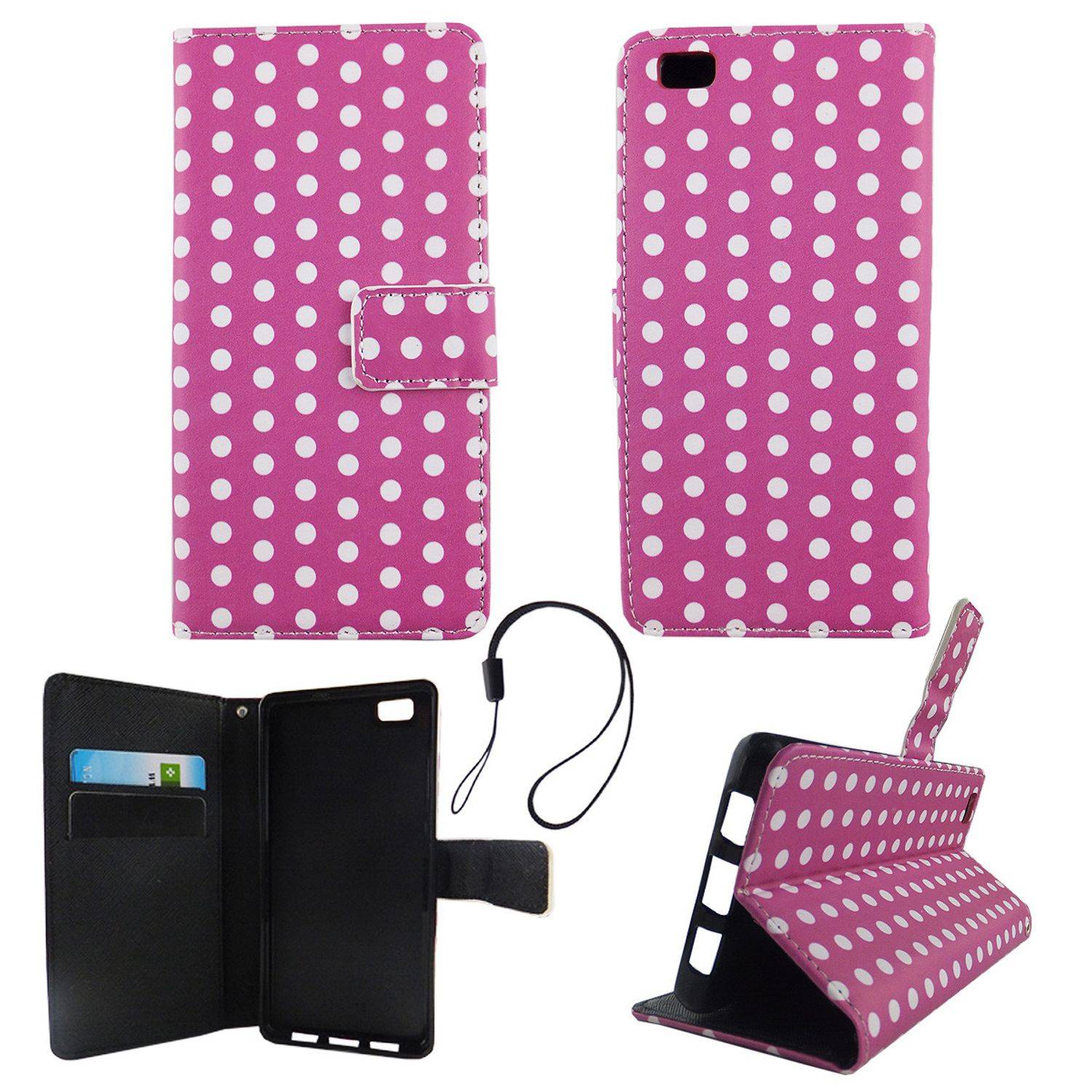 Huawei P8 Lite Handyhülle Backcover Violett