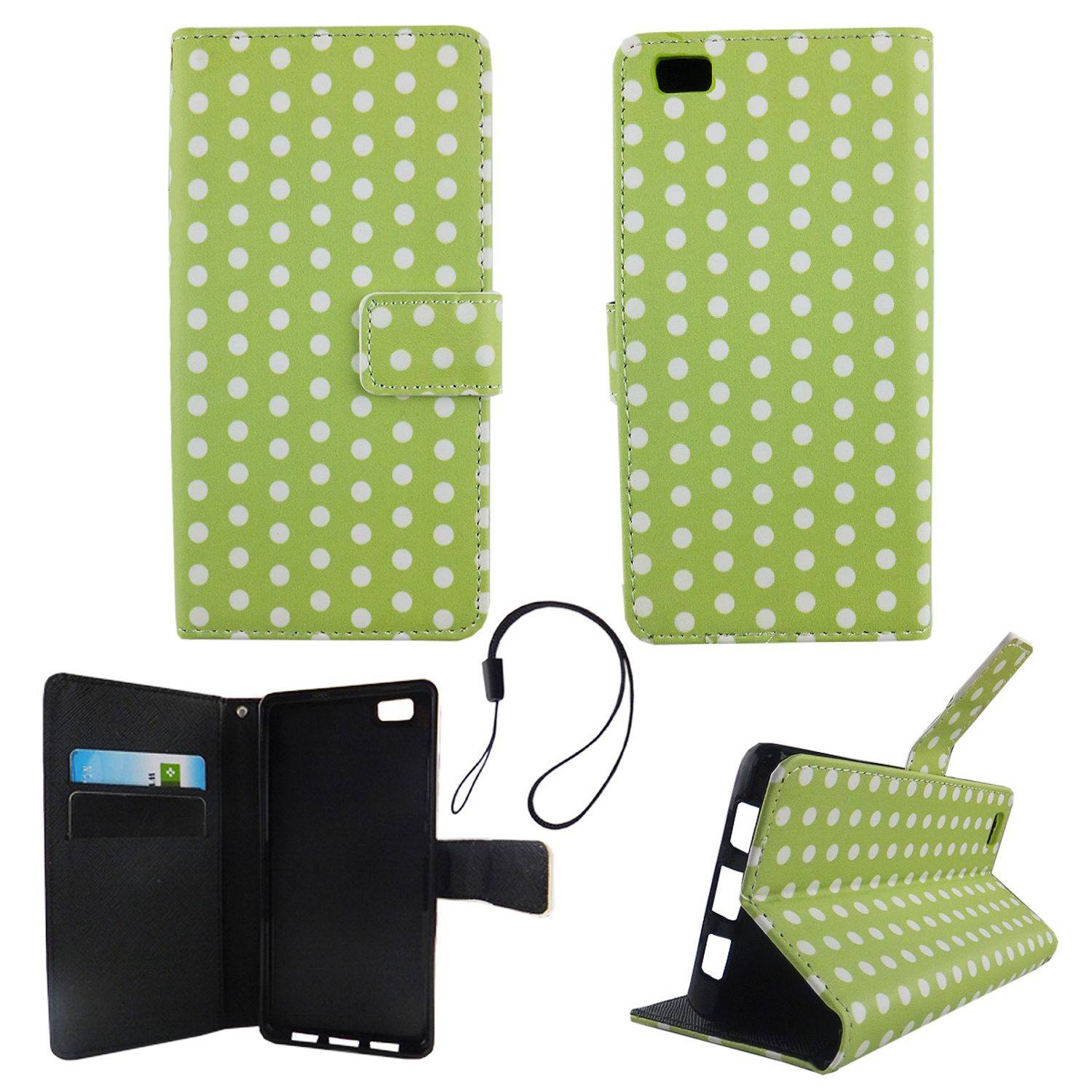 Huawei P8 Lite Handyhülle Backcover Grün