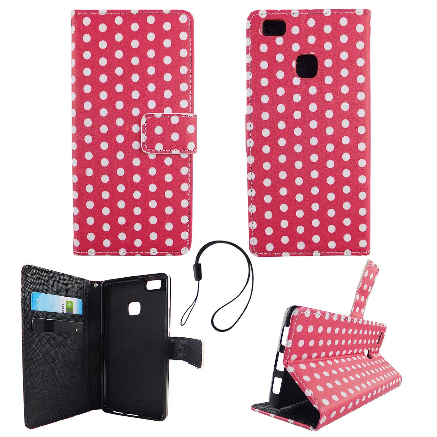 Huawei P9 Lite Handyhülle Backcover Rosa