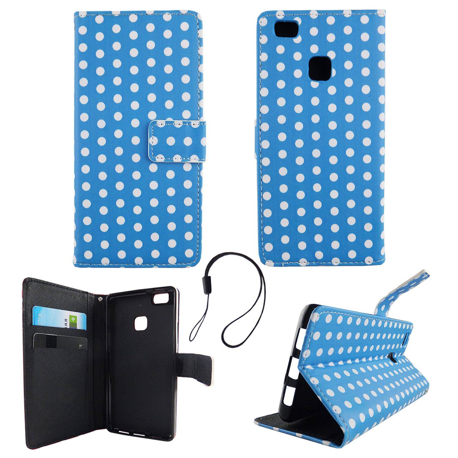 Huawei P9 Lite Handyhülle Backcover Blau