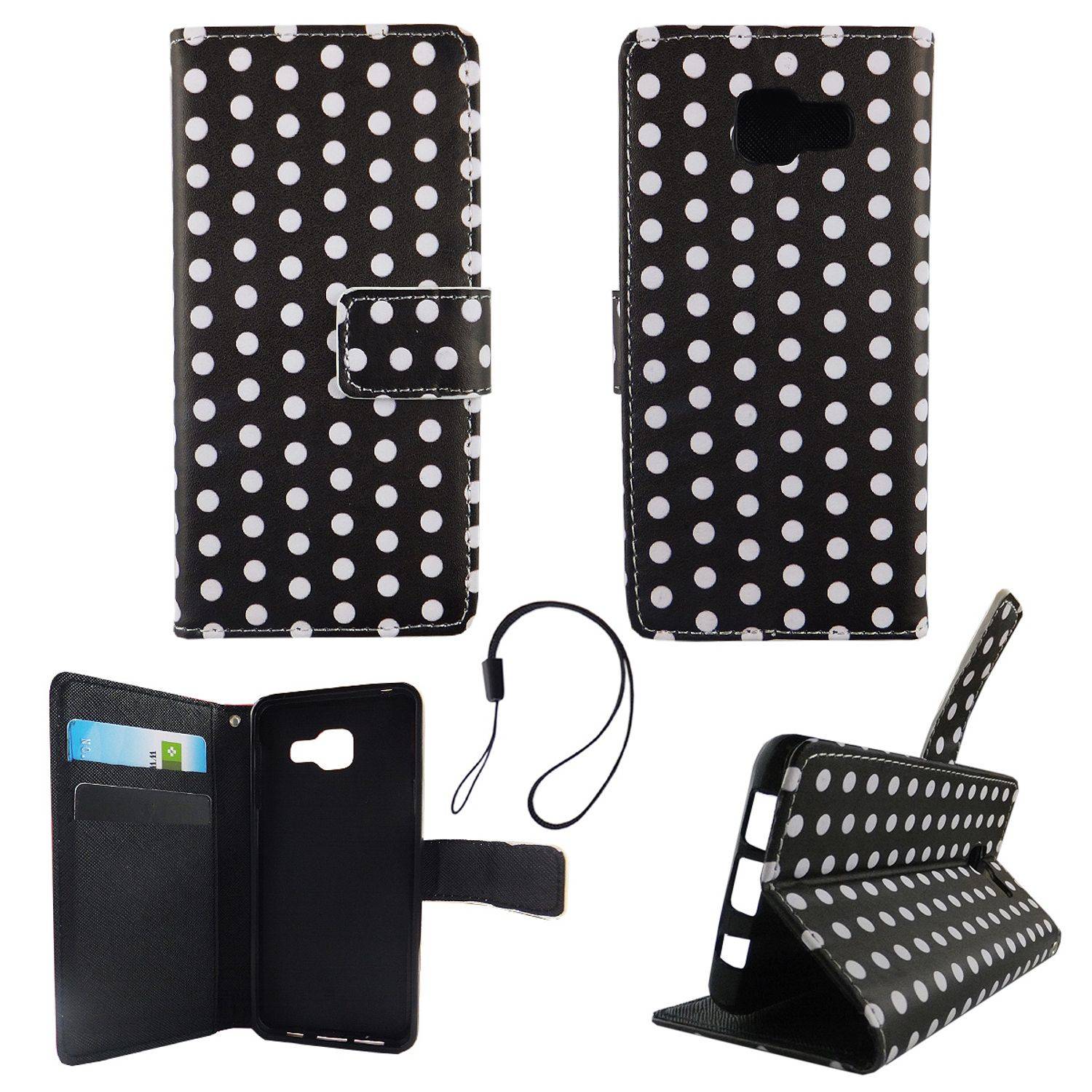 Samsung Galaxy A3 (2016) Handyhülle Backcover Schwarz