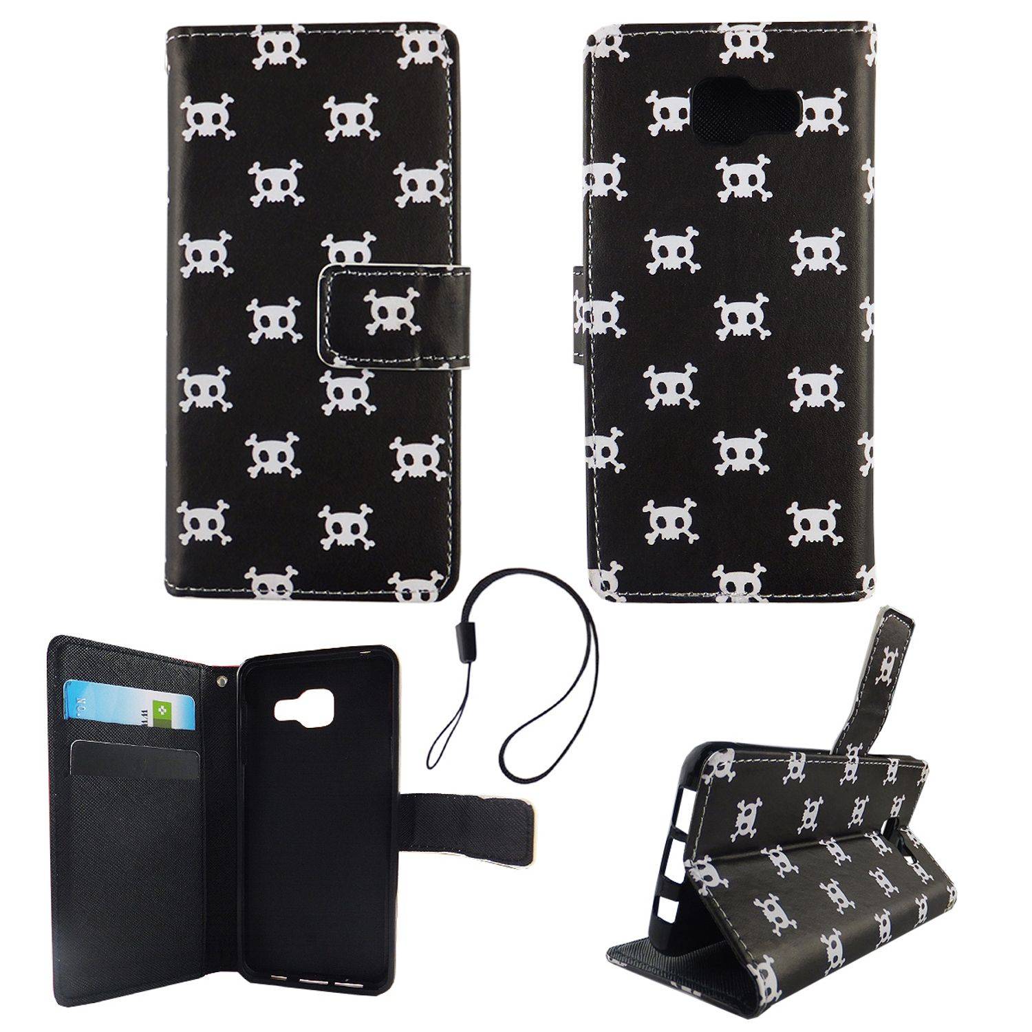 Samsung Galaxy A3 (2016) Handyhülle Backcover Schwarz