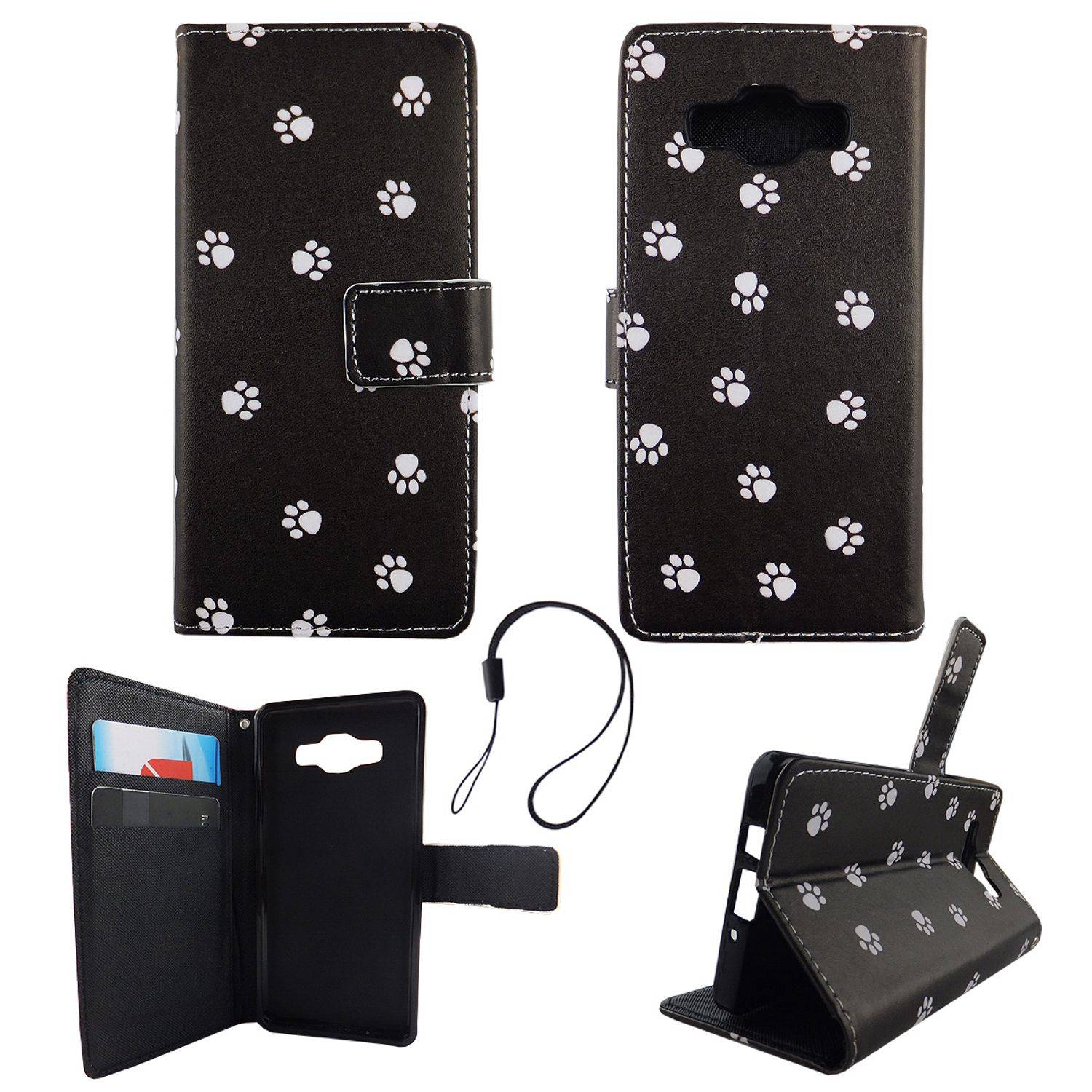 Samsung Galaxy A5 (2015) Handyhülle Backcover Schwarz