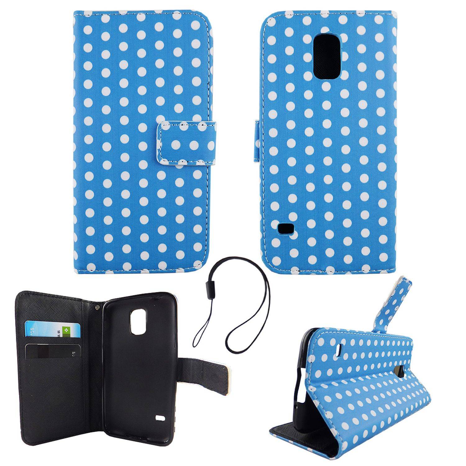 Samsung Galaxy S5 / S5 Neo Handyhülle Backcover Blau