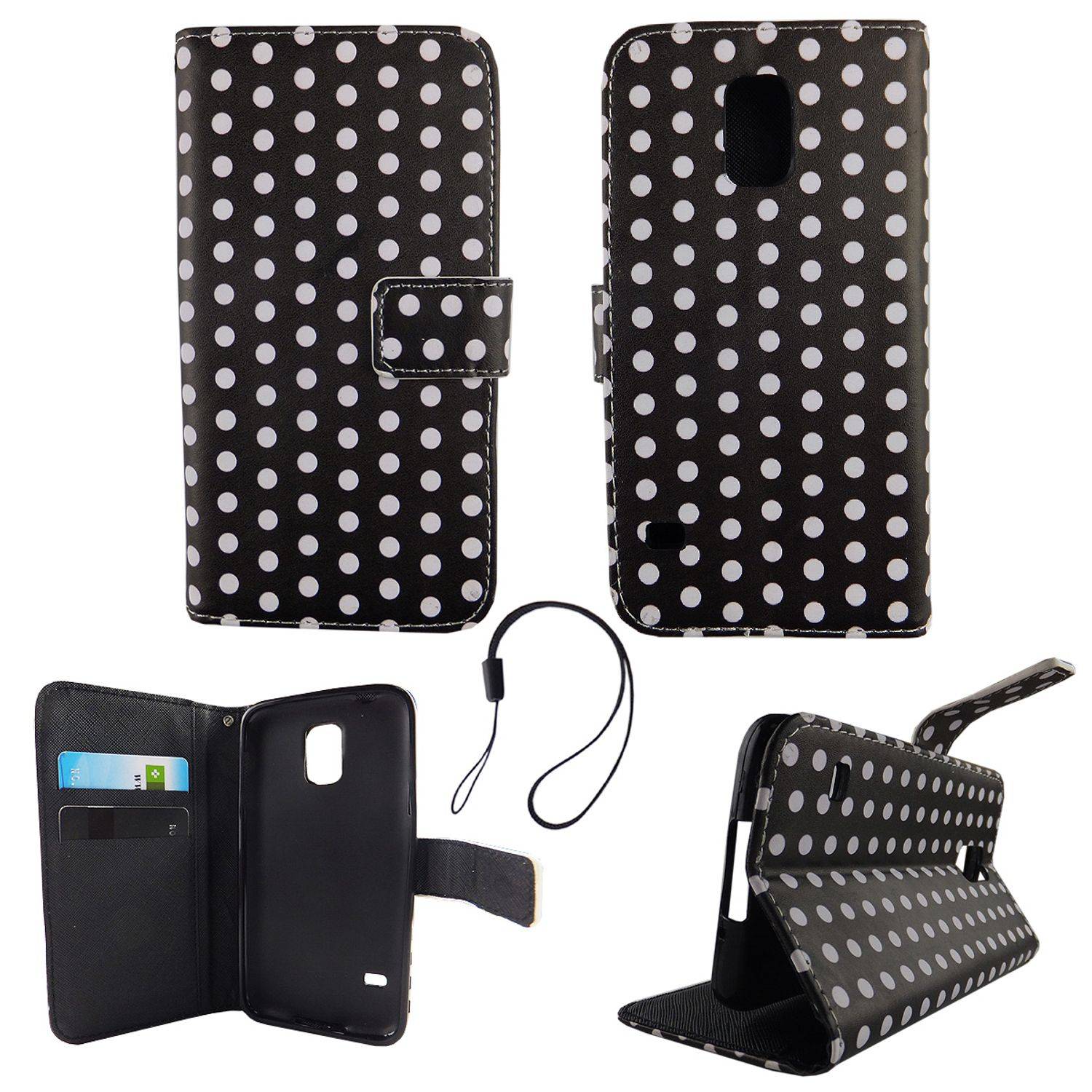 Samsung Galaxy S5 / S5 Neo Handyhülle Backcover Schwarz